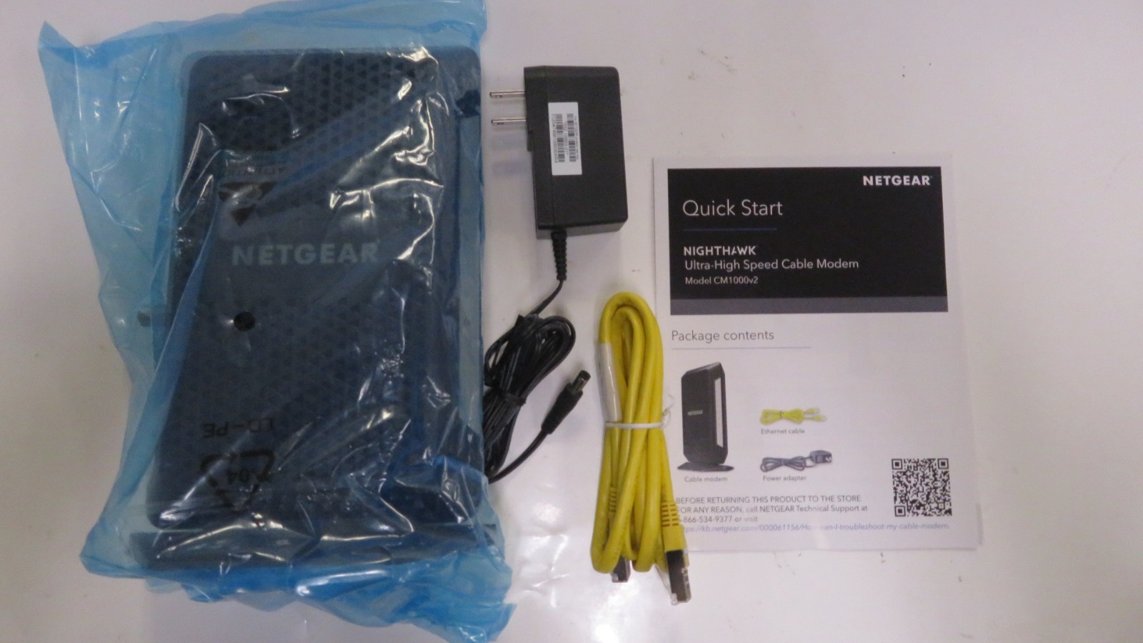 NETGEAR CM1000 DOCSIS 3.1 Ultra High Speed Cable Modem – 1Gbps – Used