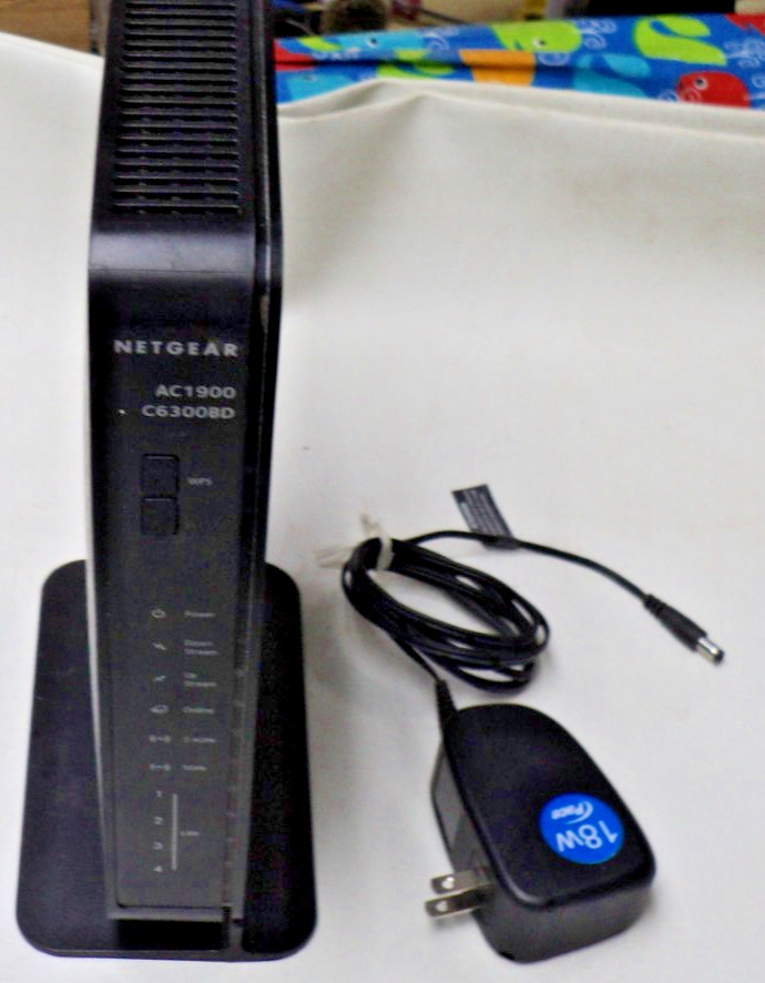 NETGEAR C6300BD AC1900 DOCSIS 3.0 Cable Modem WiFi Router