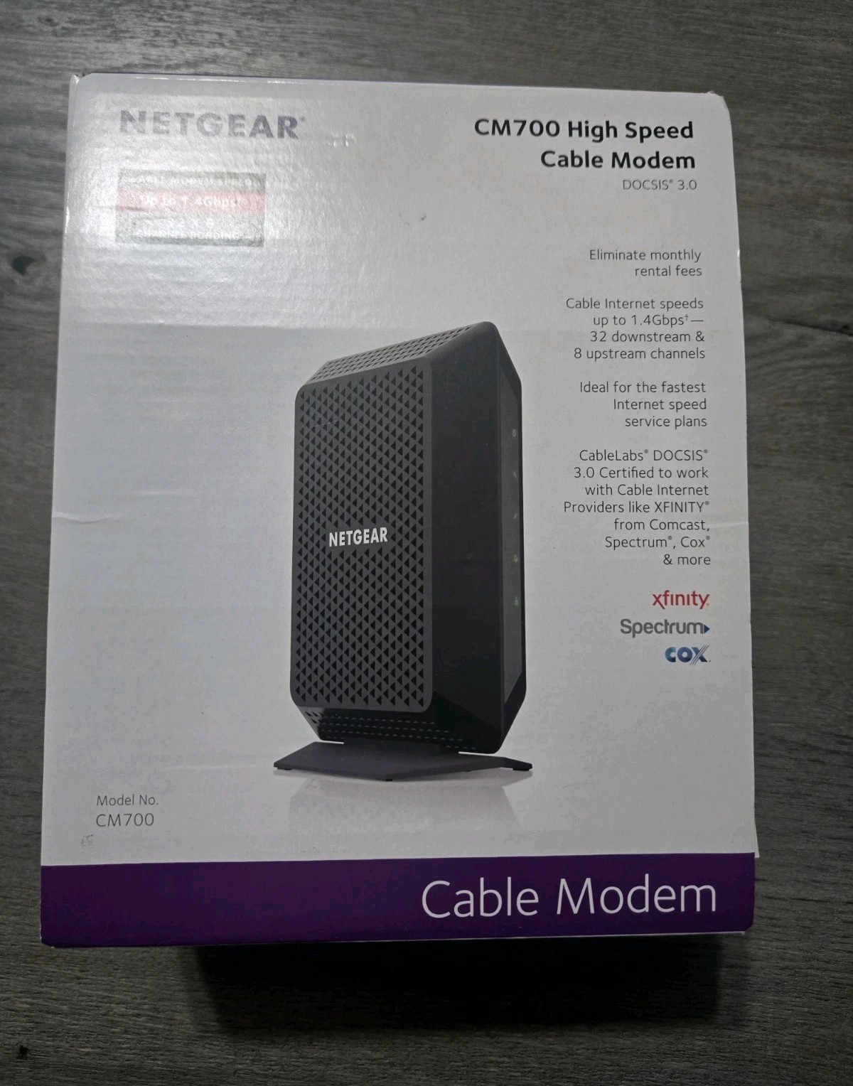NETGEAR CM700 High Speed Cable Modem Docsis 3.0