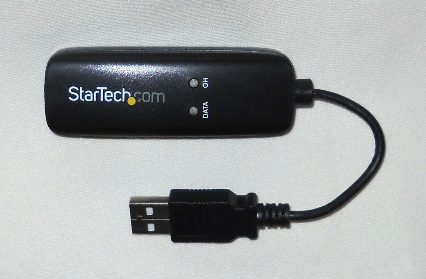 StarTech 56K USB Dial-up & Fax Modem *V.92 External Hardware Based USB Modem NEW