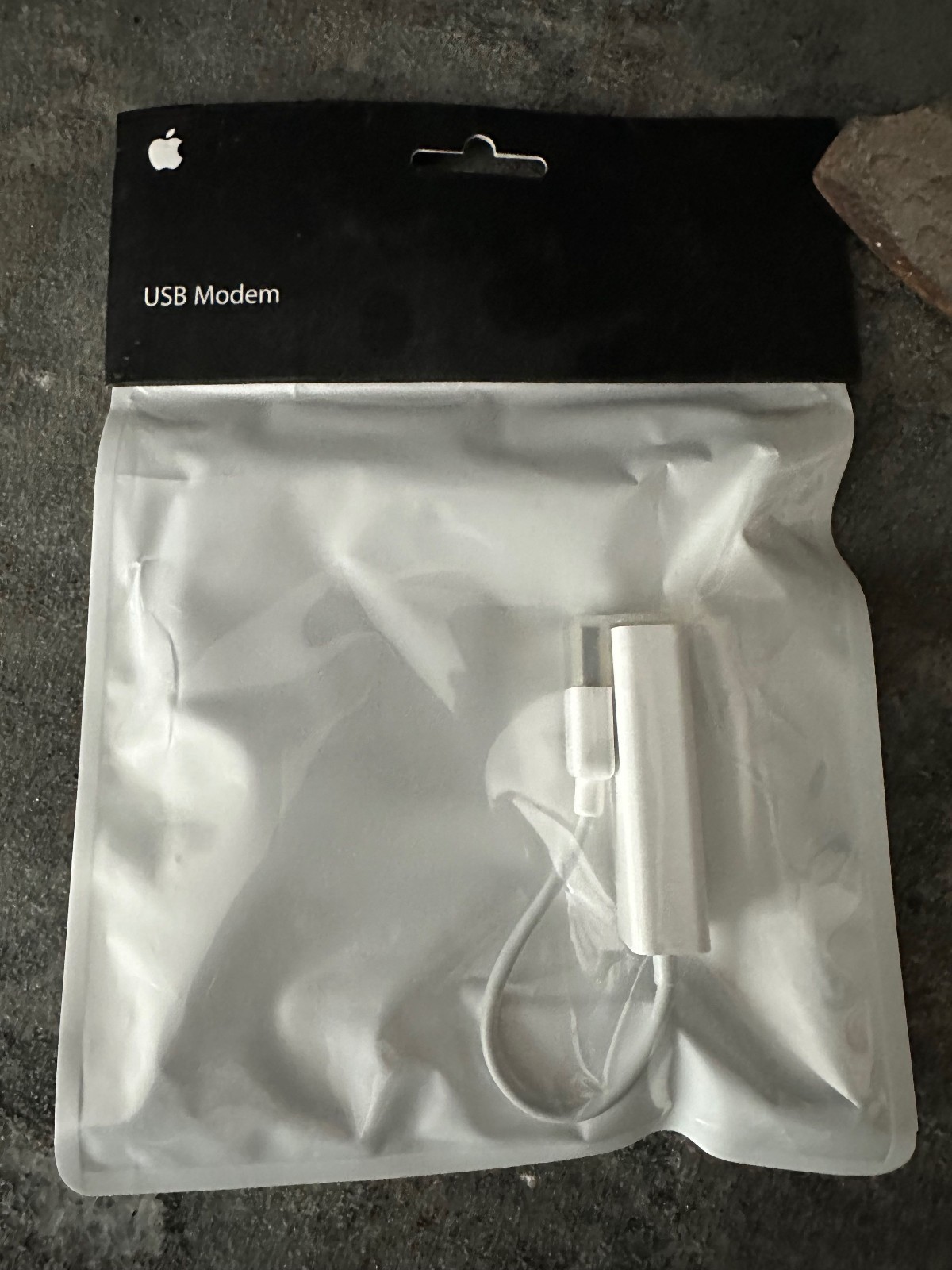 Apple Mac USB External Dial-up Fax Modem Model MA034