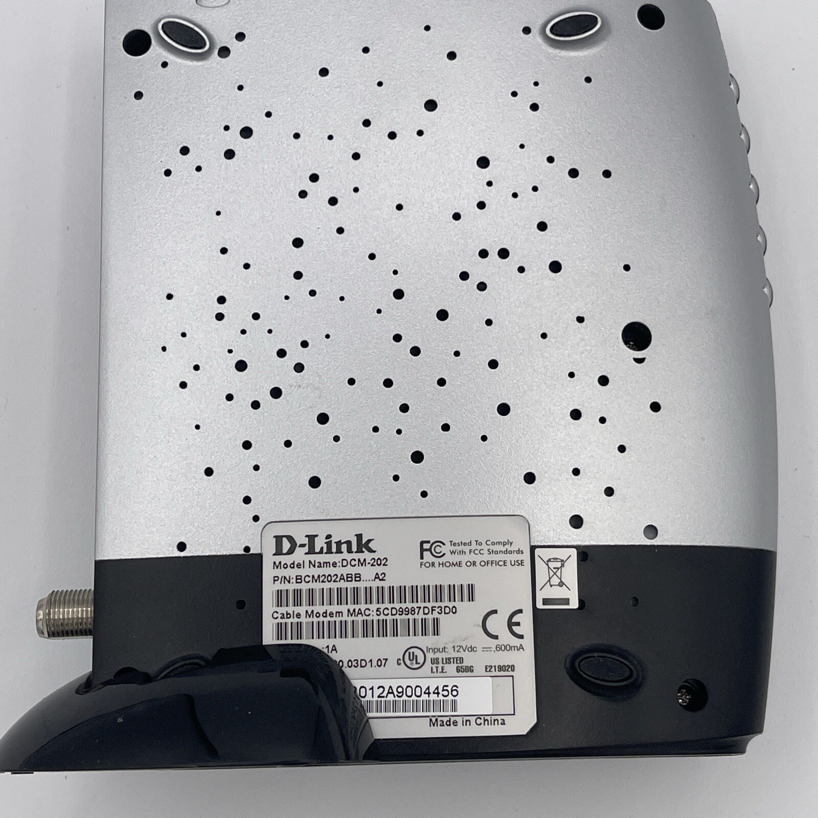 D-Link DCM-202 DOCSIS 2.0 Cable Modem