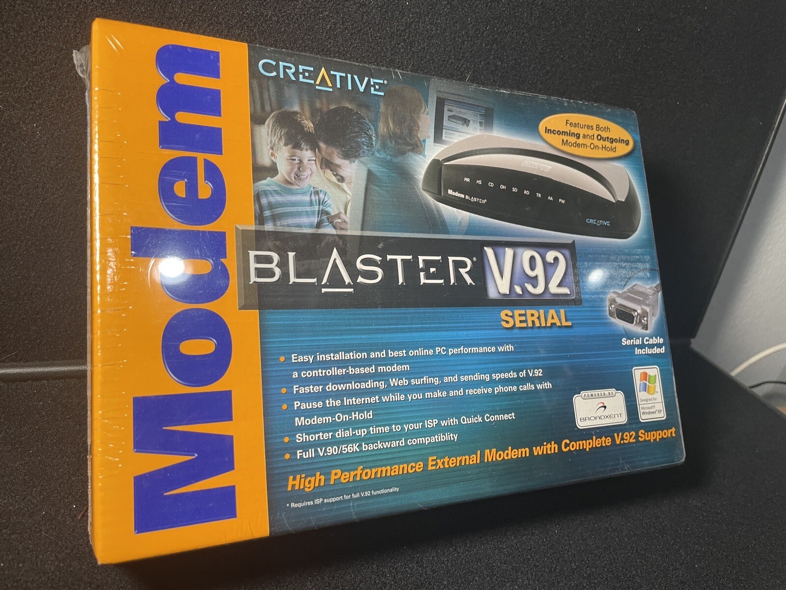 NEW SEALED Creative Modem Blaster 56Kbps V.92 Serial Windows XP 2000