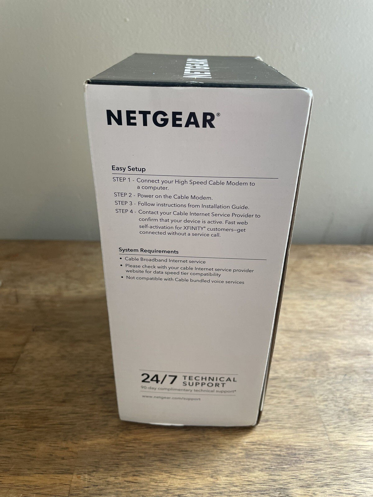 NETGEAR Cm500-1aznas 16×4 DOCSIS 3.0 Cable Modem Max Download Speeds of 686mbps