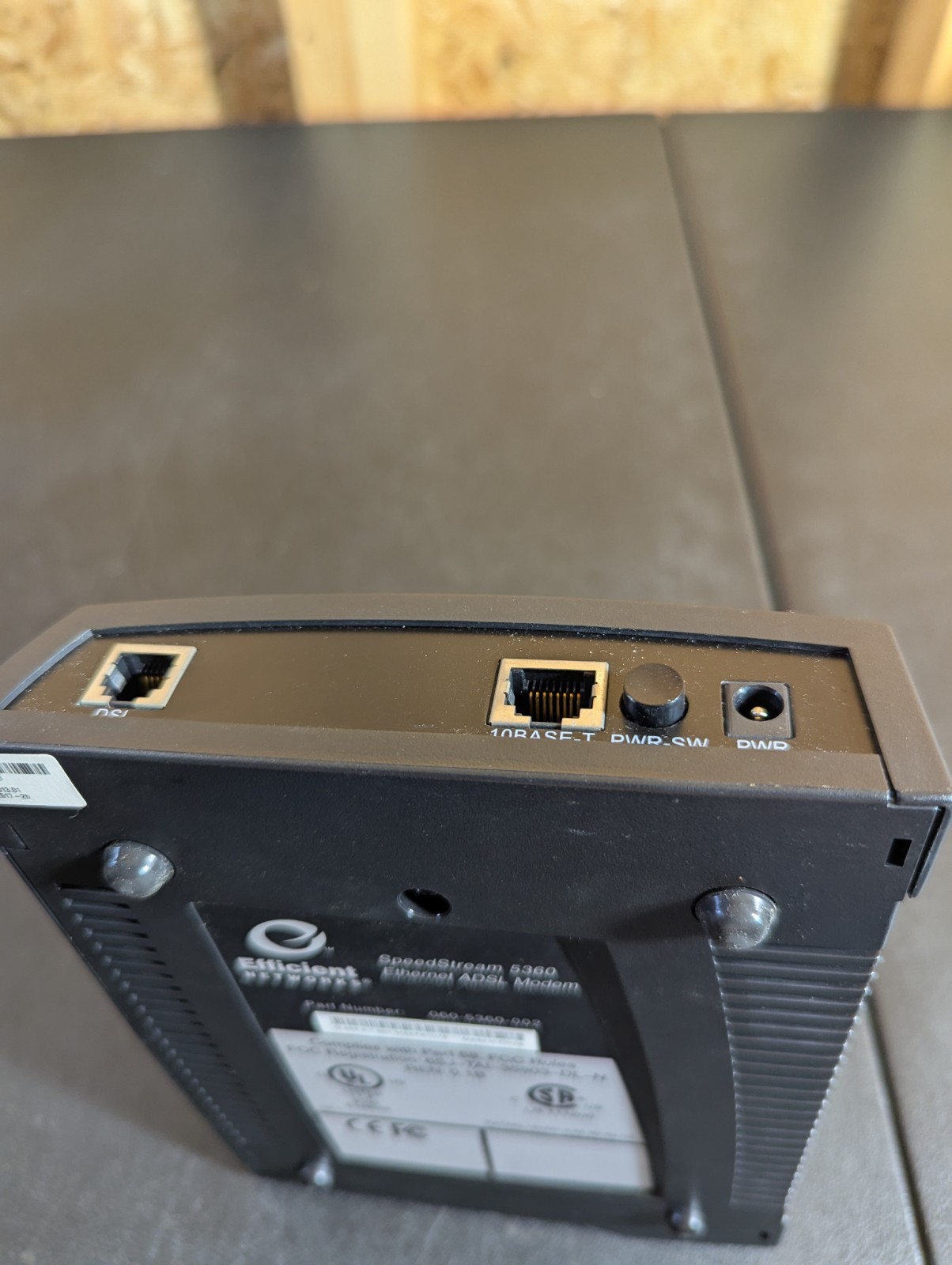 Efficient Networks SpeedStream 5360 REN 0.1B ADSL Modem – Unit Only