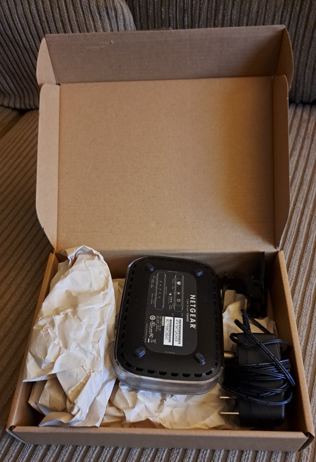 Netgear CM400 340Mbps DOCSIS 3.0 Cable Modem CM400AZNA For Most Cable Providers
