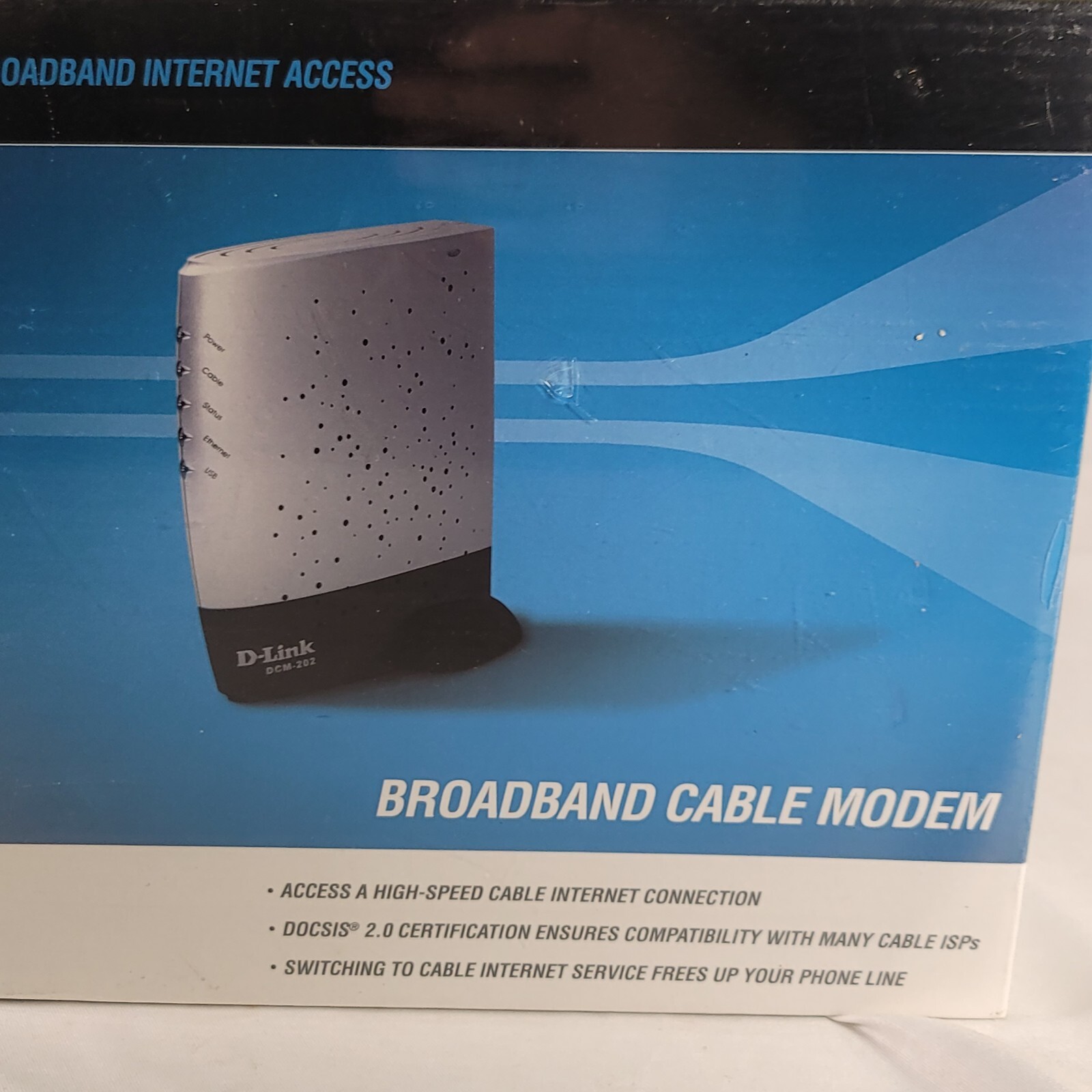 D-Link DCM-202 DOCSIS 2.0 Cable Modem Brand New SEALED