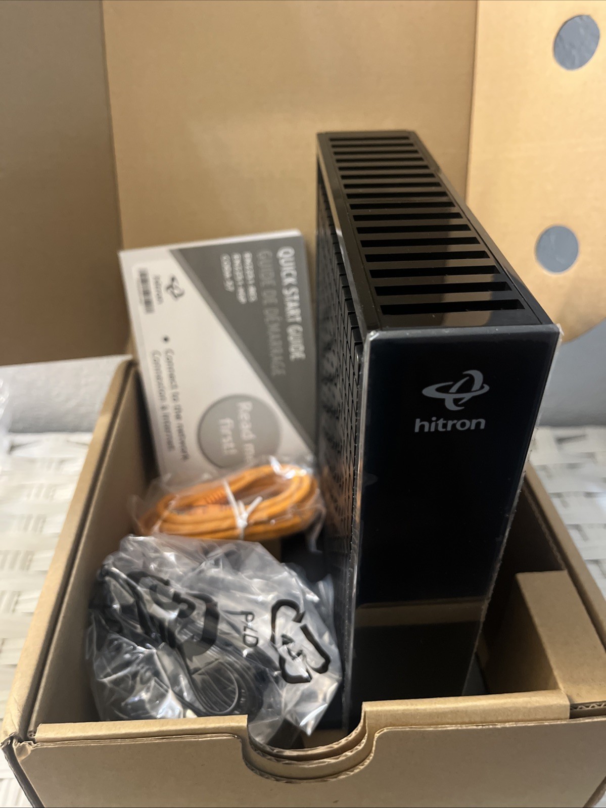 Hitron CODA-57 DOCSIS 3.1 Cable Modem Black 2.5G Port High Speed Internet