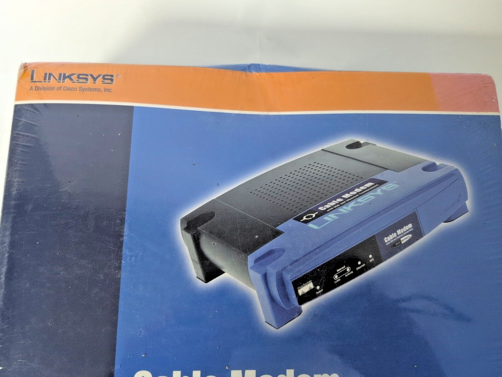 CISCO LINKSYS CABLE MODEM WITH USB AND ETHERNET CONNECTIONS BEFCMU10