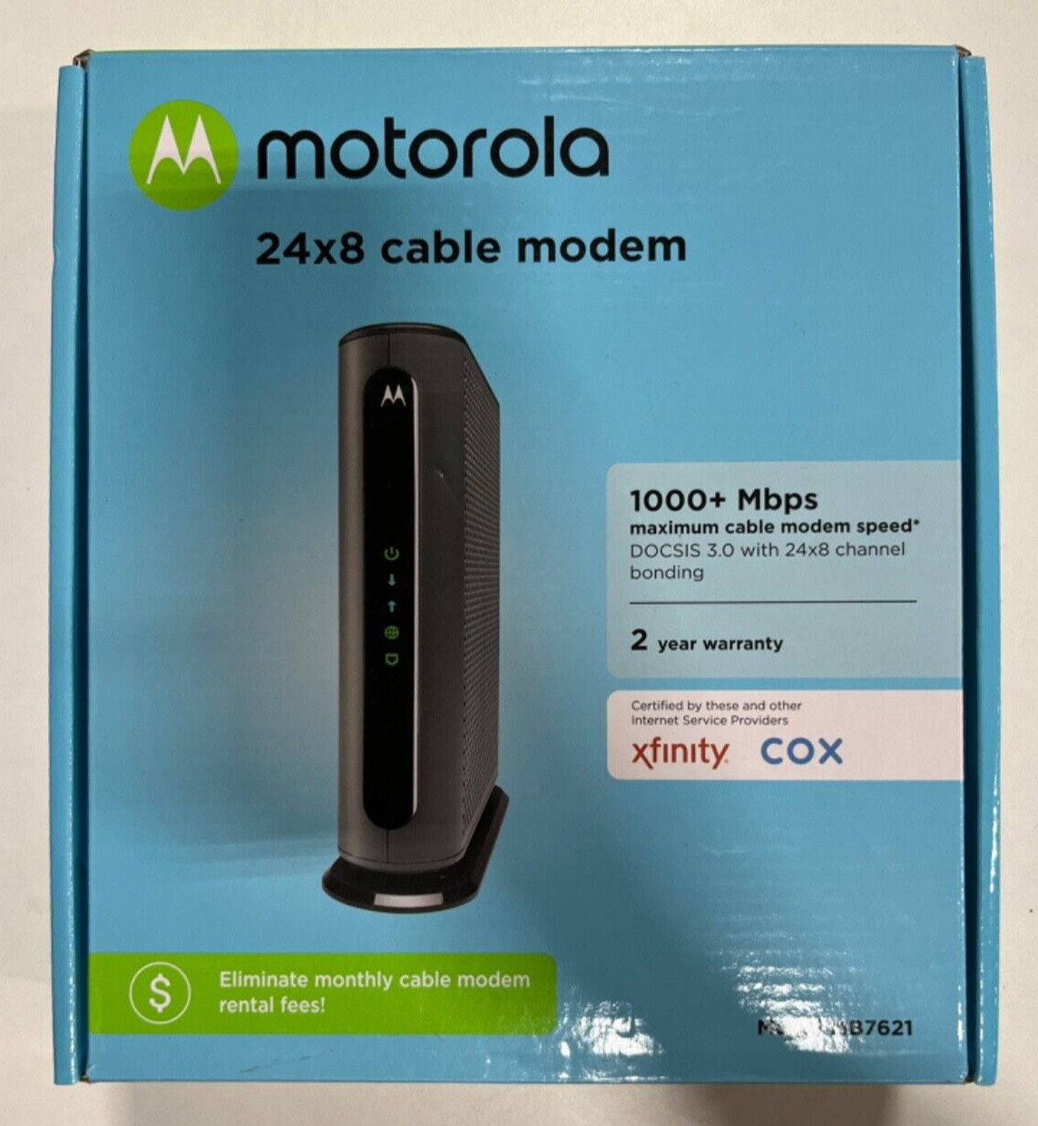Motorola MB7621 24X8 Cable Modem