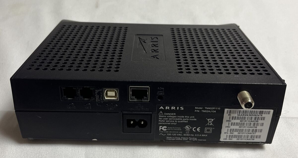 Arris Touchstone Telephony Modem