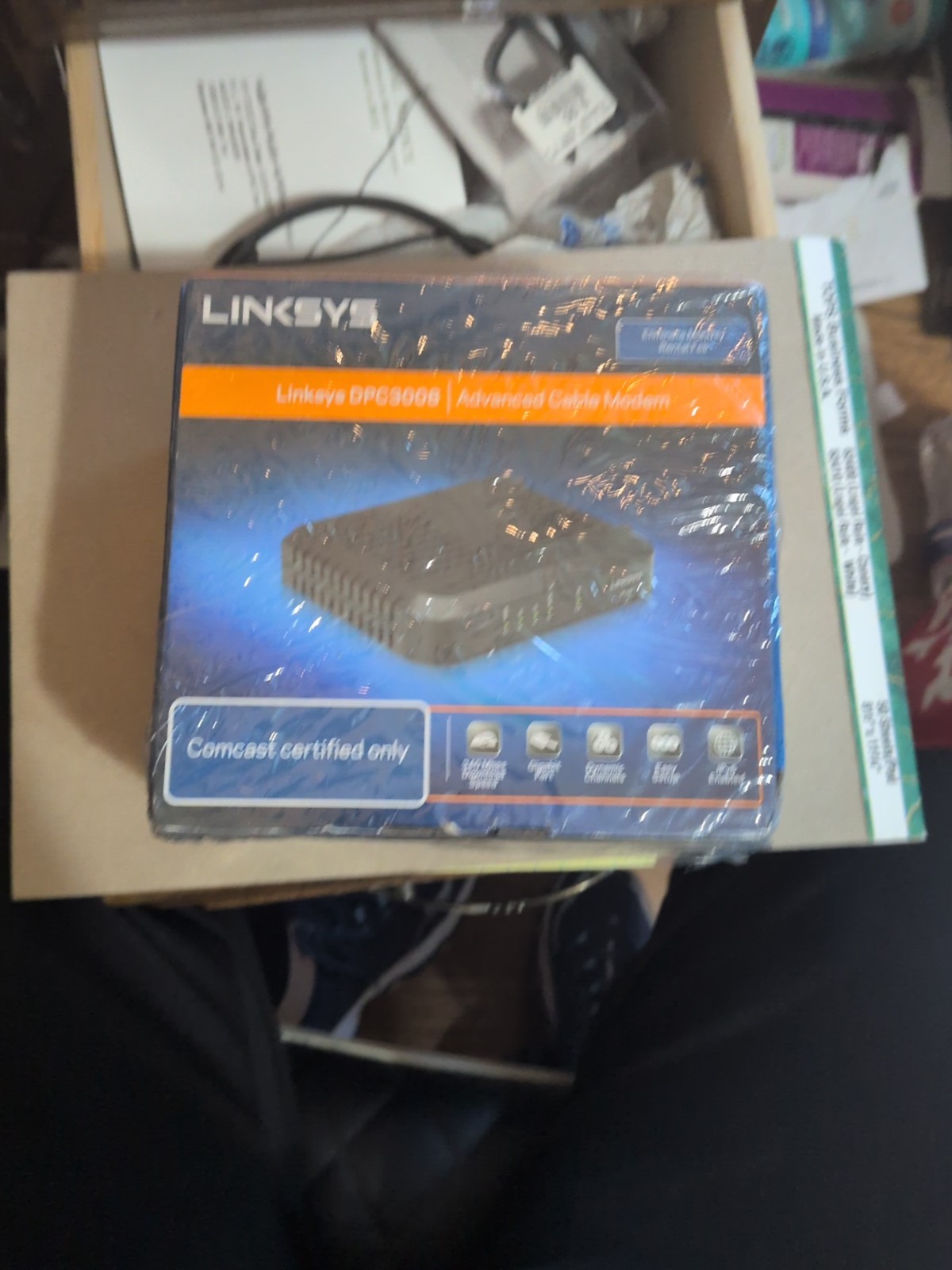 Linksys DPC3008-CC DOCSIS Advanced Cable Modem Comcast 340Mbps – NEW Sealed