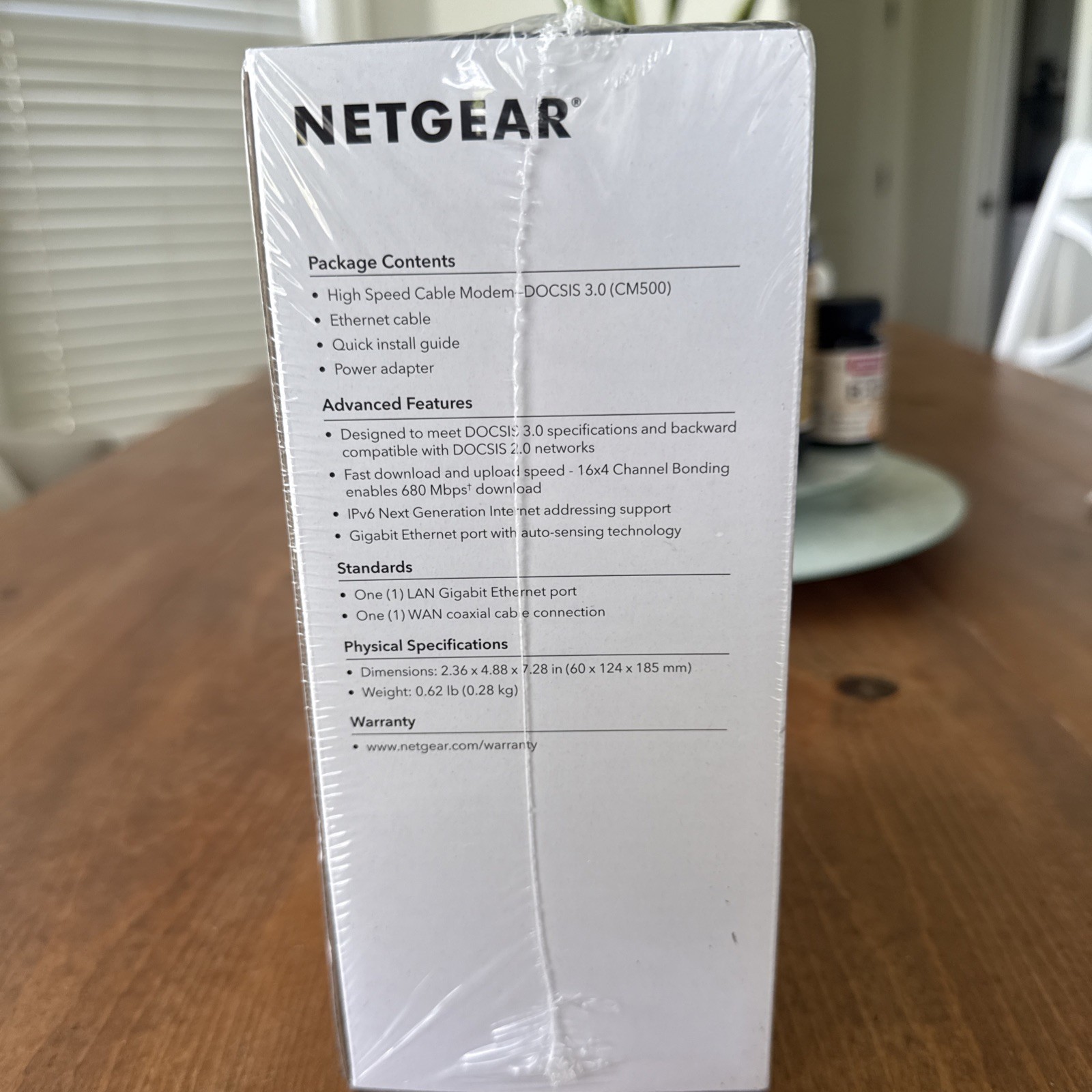 Netgear CM500 DOCSIS 3.0 680 Mbps High Speed Cable Modem 2 Pack