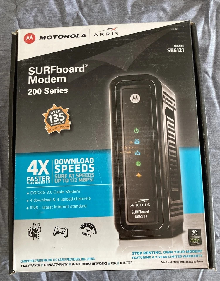 Motorola SURFboard SB6121 (575319-019-00) 199.68 Mbps