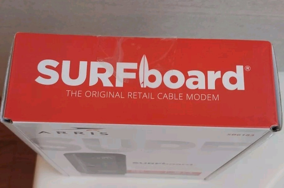 ARRIS Surfboard SB6183 16×4 DOCSIS 3.0 Cable Modem 686 Mbps Black