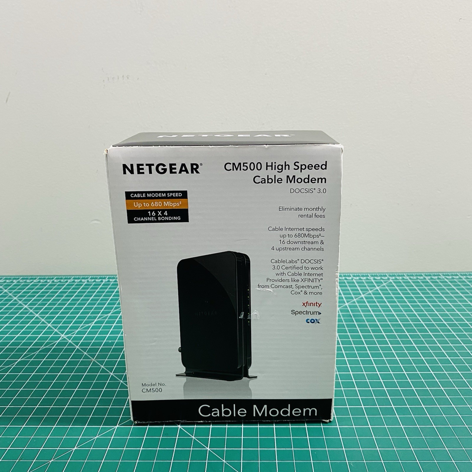 Netgear CM500-100NAS DOCSIS 3.0 High Speed Cable Modem Comcast Xfinity Spectrum
