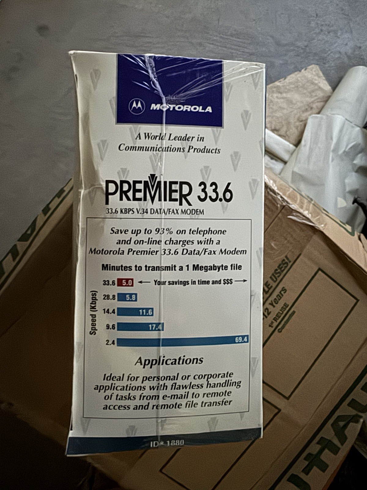 Motorola Premier 33.6 Modem New In Sealed Box