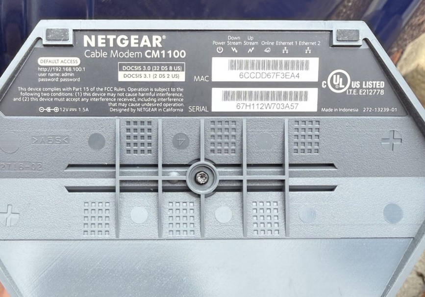 NETGEAR Nighthawk (CM1100)