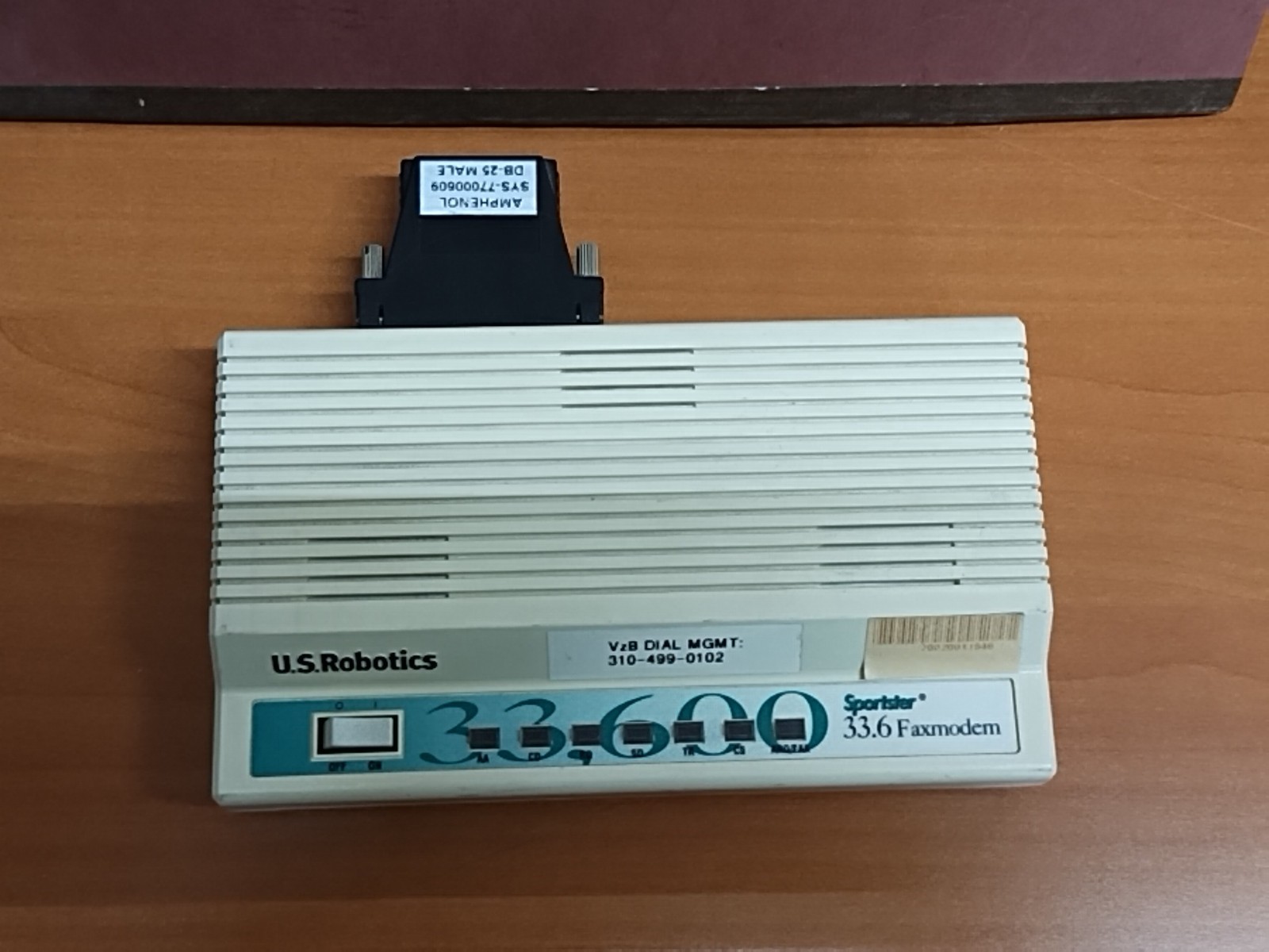 US Robotics 33.6K Sportster~ External FaxModem ~ Missing AC Adapter