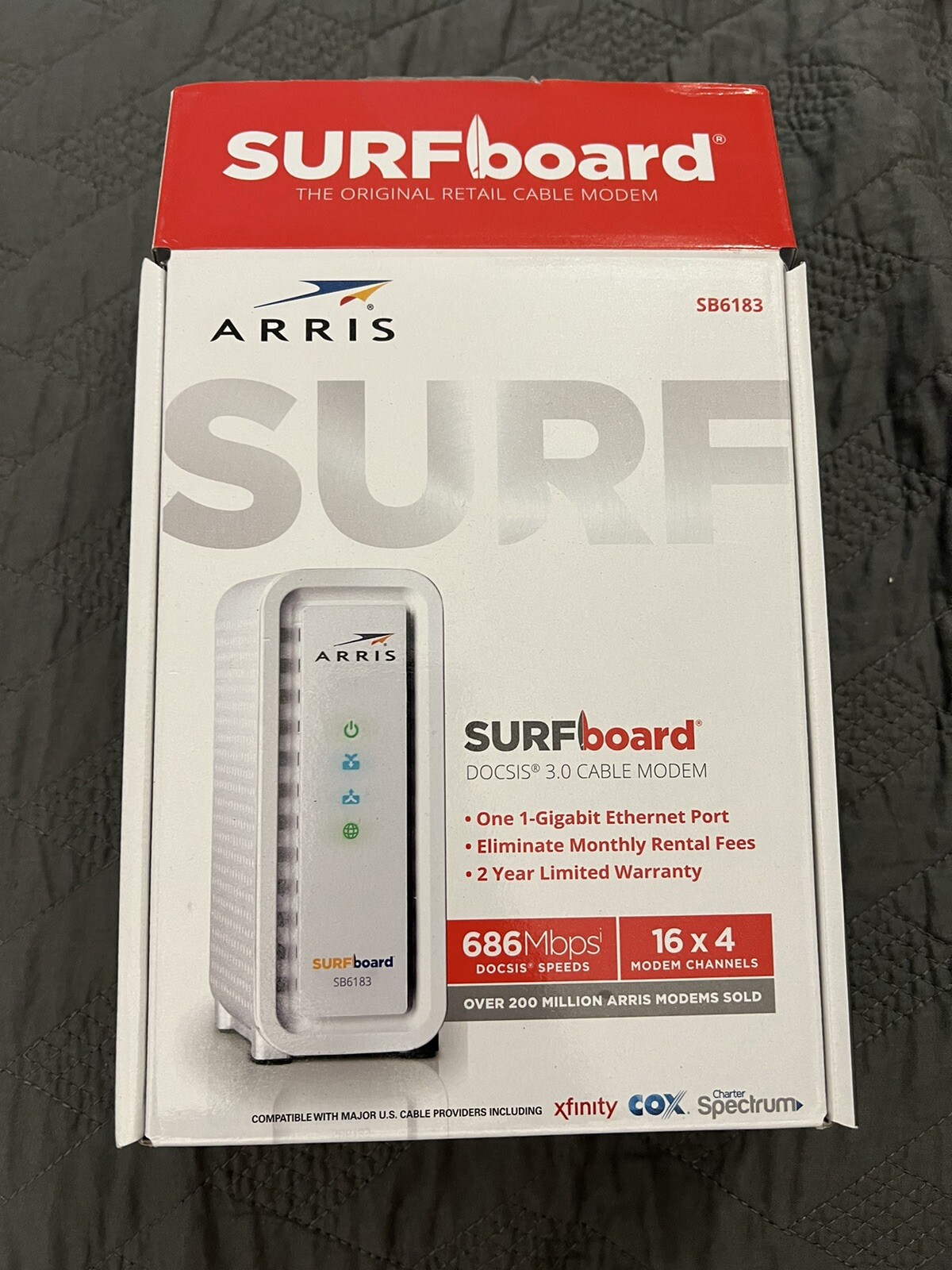 Arris Surfboard Modem SB6183 1 GB Ethernet Port