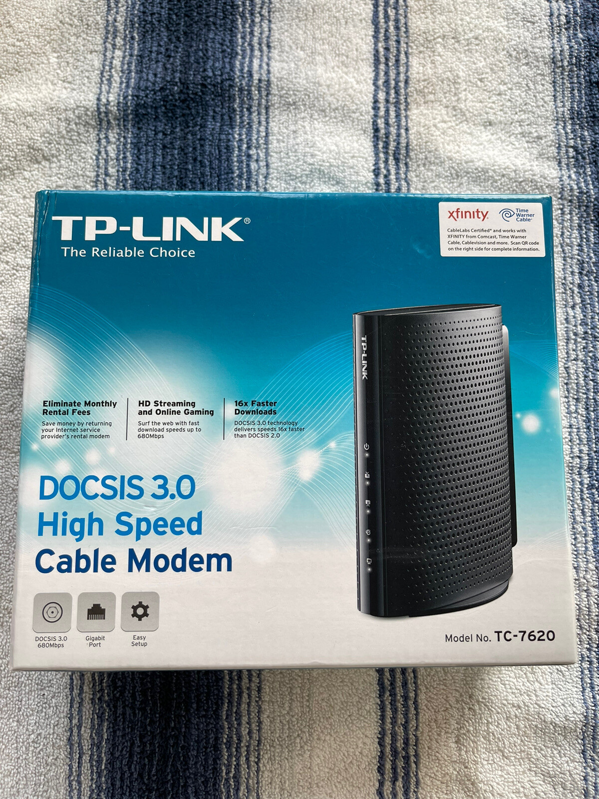 TP-Link TC-7610 300Mbps Wireless N DOCSIS 3.0 High Speed Cable Modem