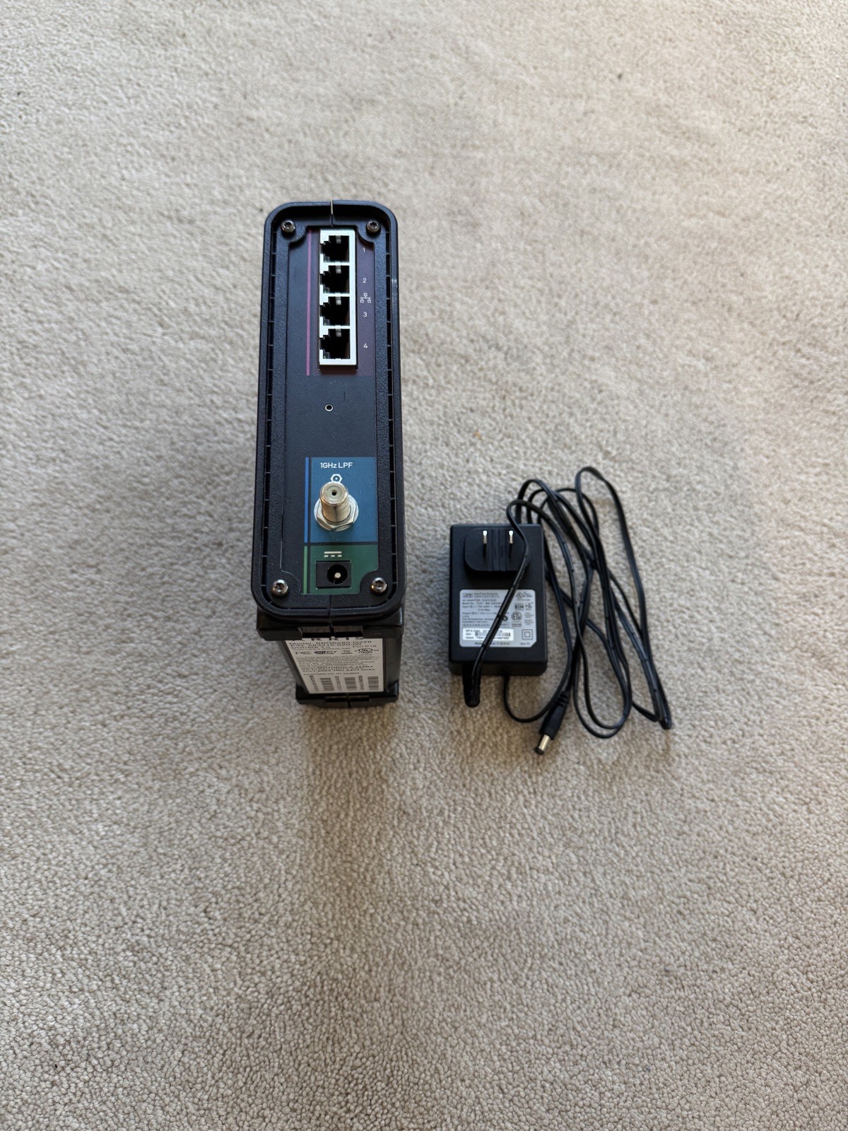 ARRIS SURFboard SBG 6580-G228 Cable Modem, Wi-Fi Router, and 4 Port Switch
