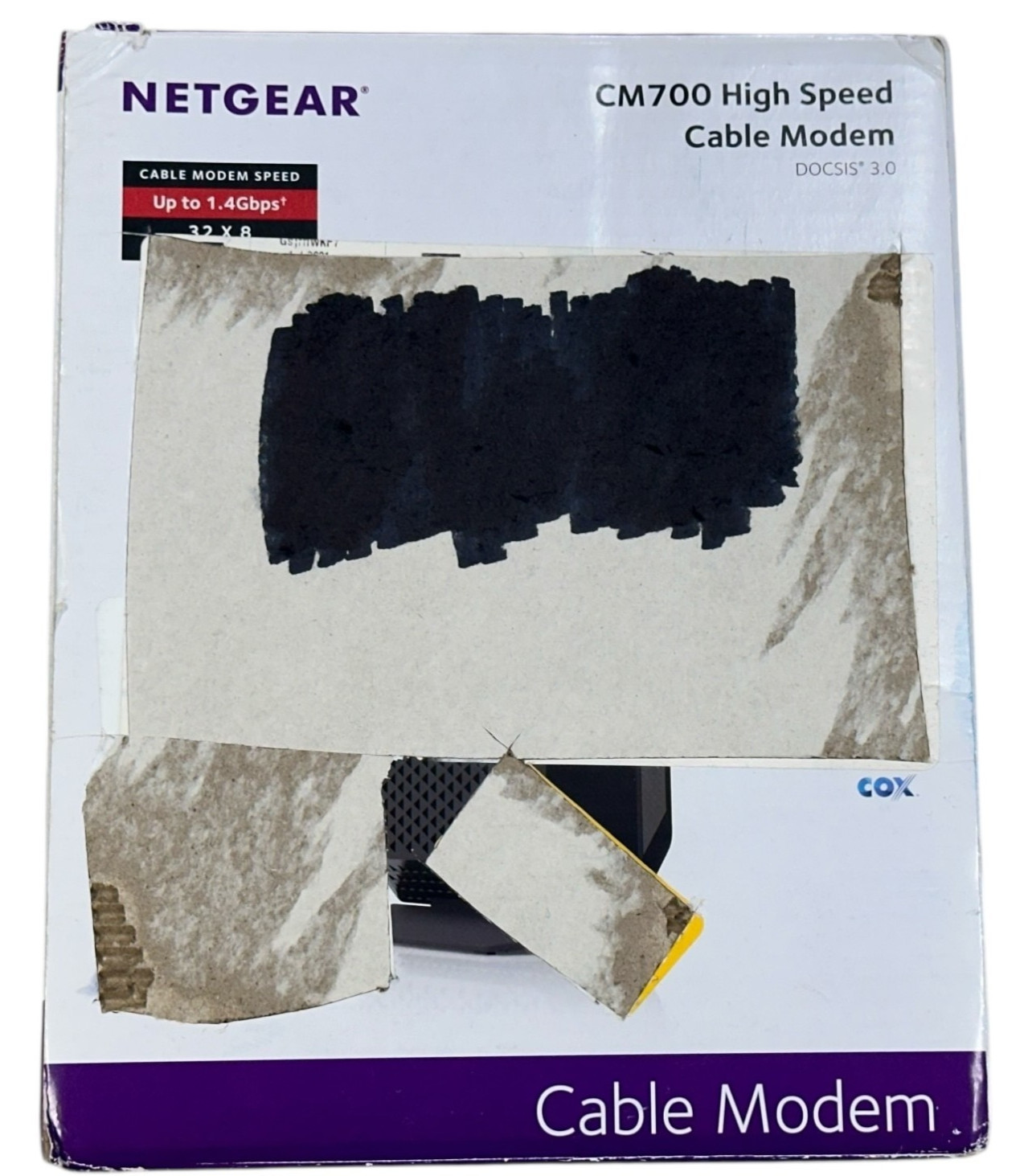 Netgear CM700 High Speed Cable Modem Docsis 3.0
