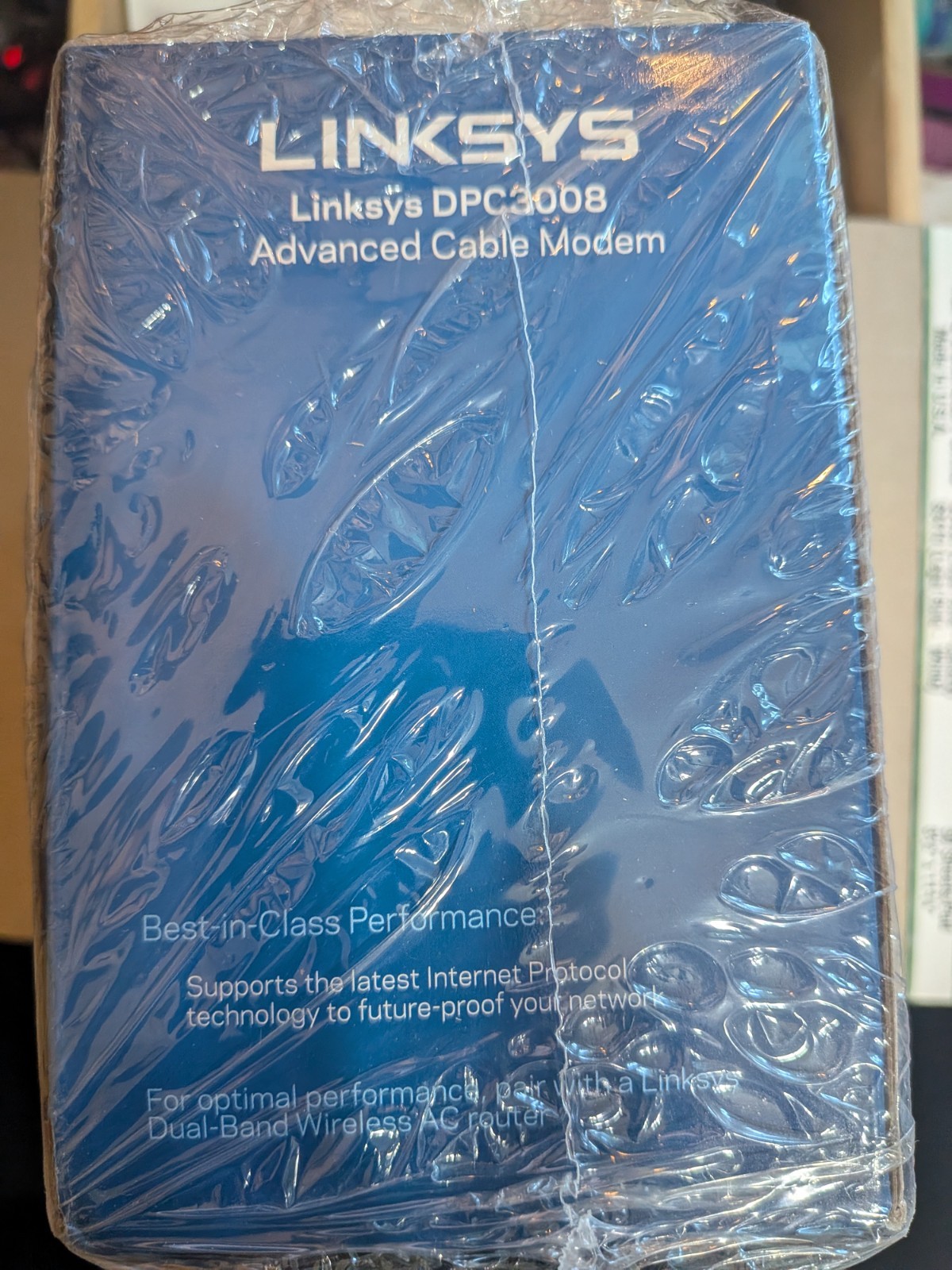 Linksys DPC3008-CC DOCSIS Advanced Cable Modem Comcast 340Mbps – NEW Sealed