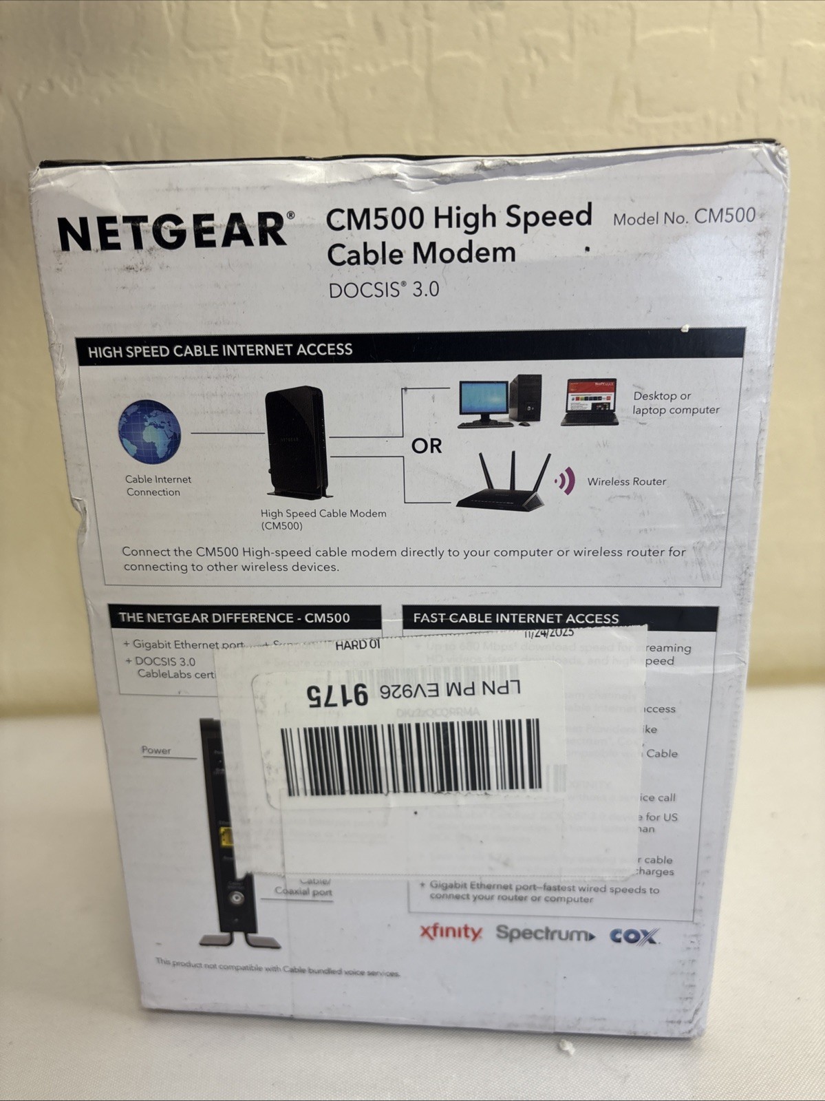 NETGEAR High-Speed Cable Modem – Fast Home Internet & Gaming