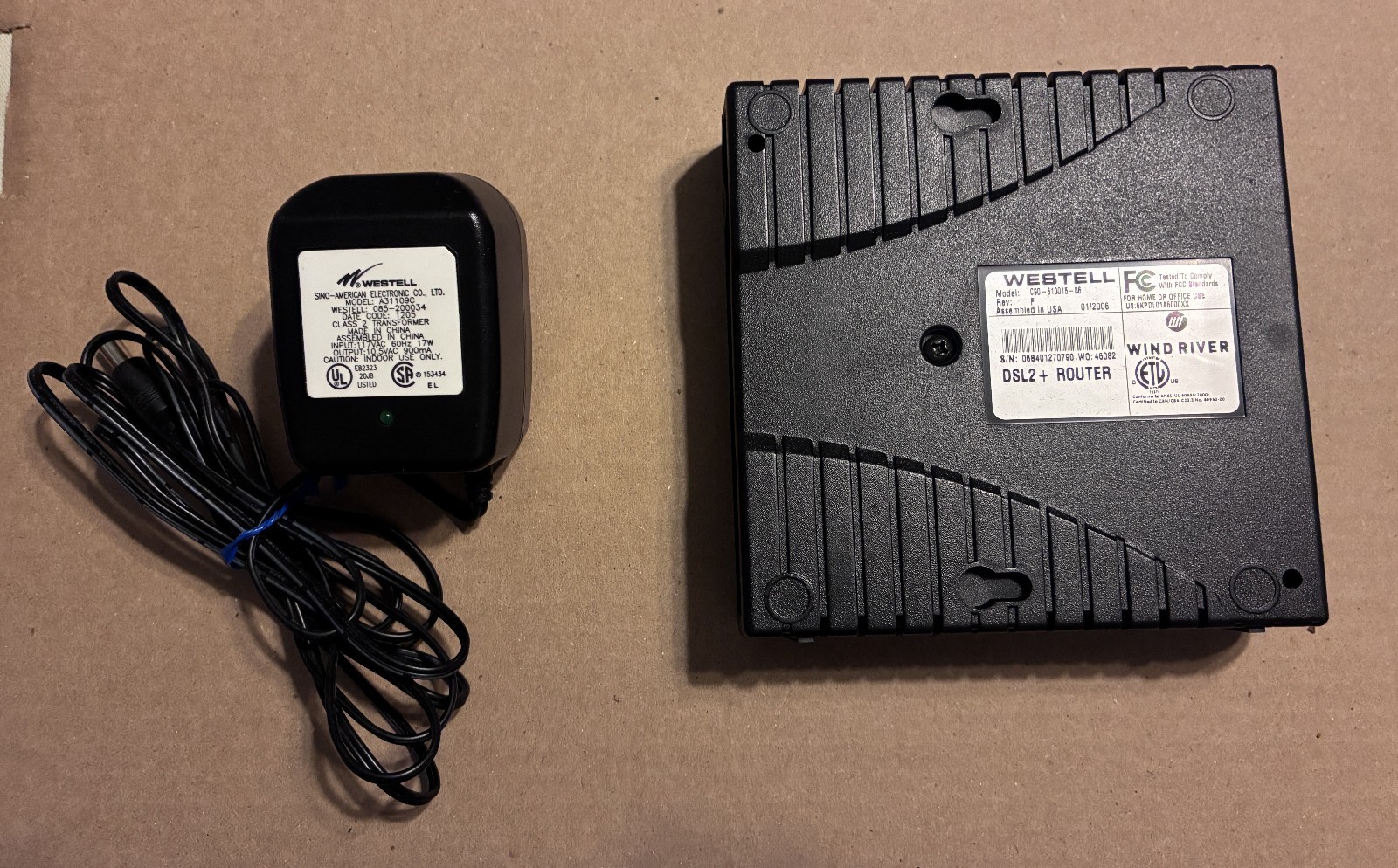 Westell Model 6100 Modem with DSL Filters