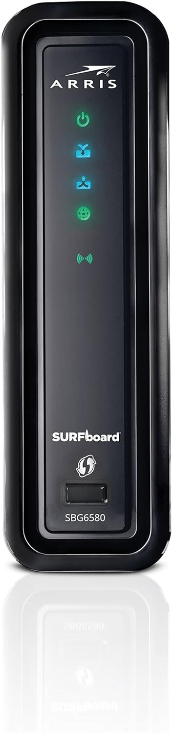 Motorola Arris Surfboard SBG6580 Cable Modem Dual Band WiFi Router DOCSIS 3.0