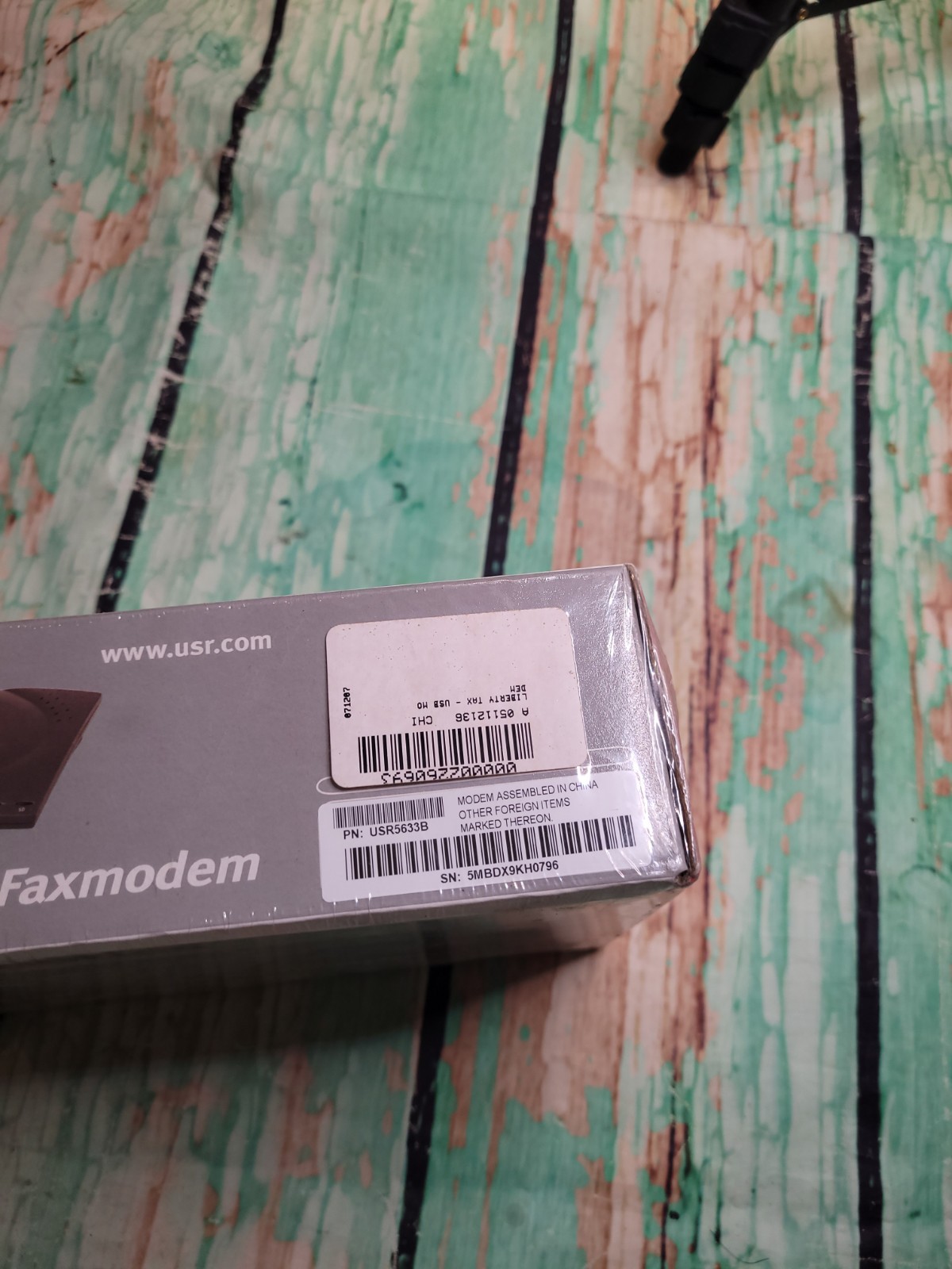 US Robotics USR5633B 56K USB FaxModem Advanced Dial-Up Connectivity Plug & Play
