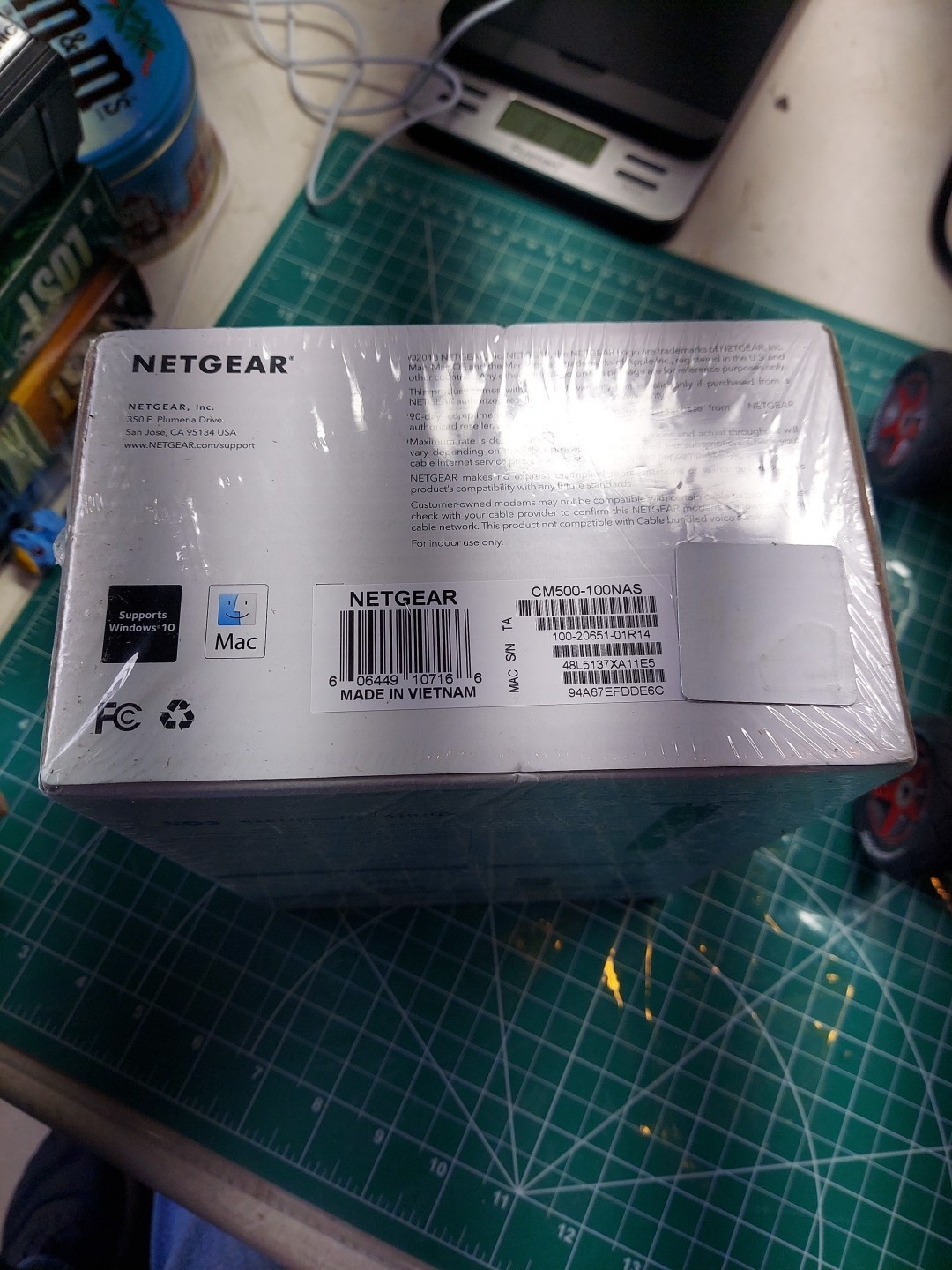 NETGEAR CM500-100NAS DOCSIS 3.0 High Speed Cable Modem New Sealed