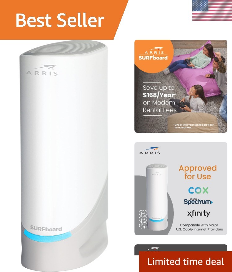 SURFboard S33 Renewed DOCSIS 3.1 Cable Modem – 2.5 Gbps High-Speed Networking