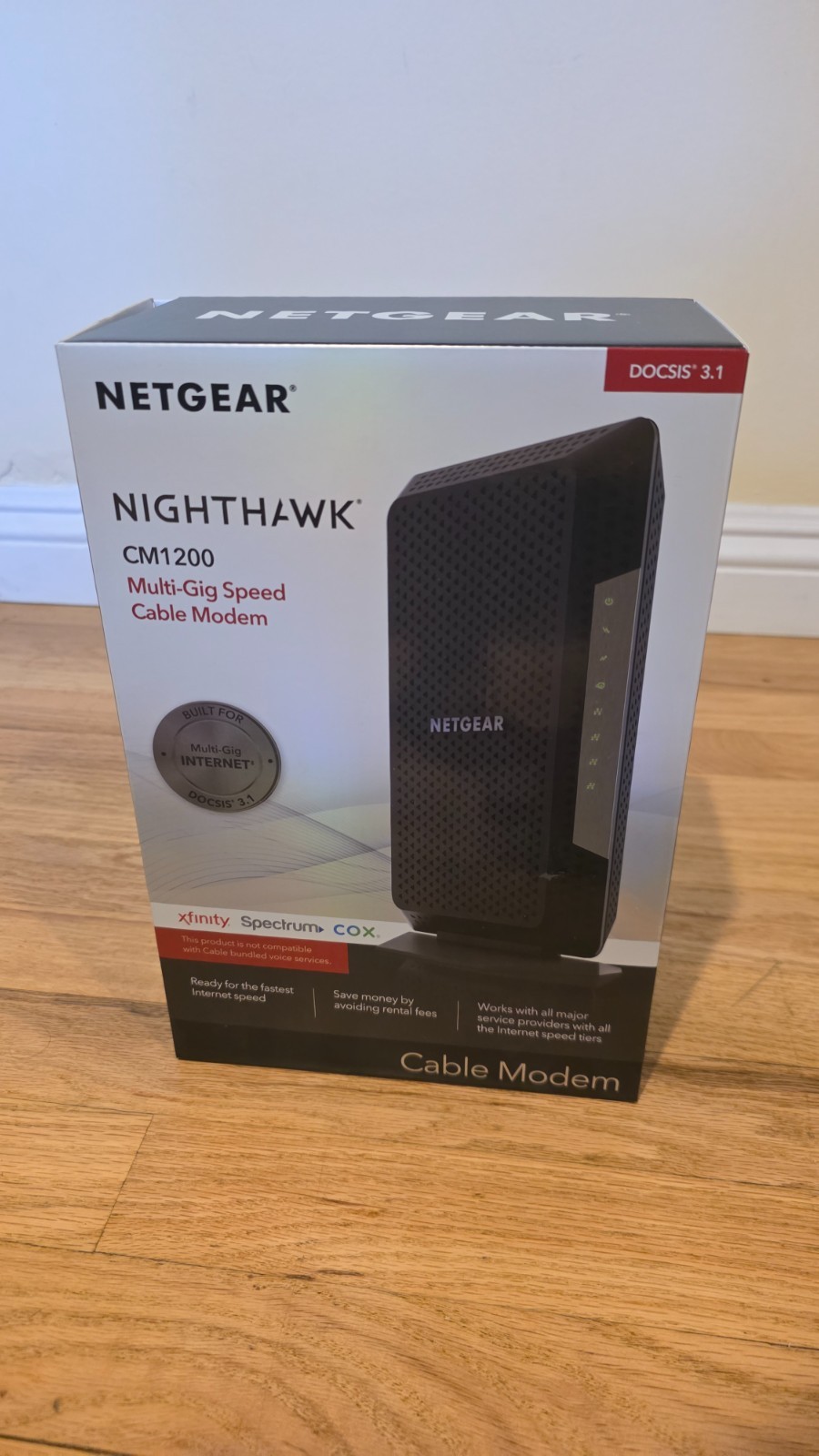 NETGEAR Nighthawk CM1200-100NAS DOCSIS 3.1 Cable Modem
