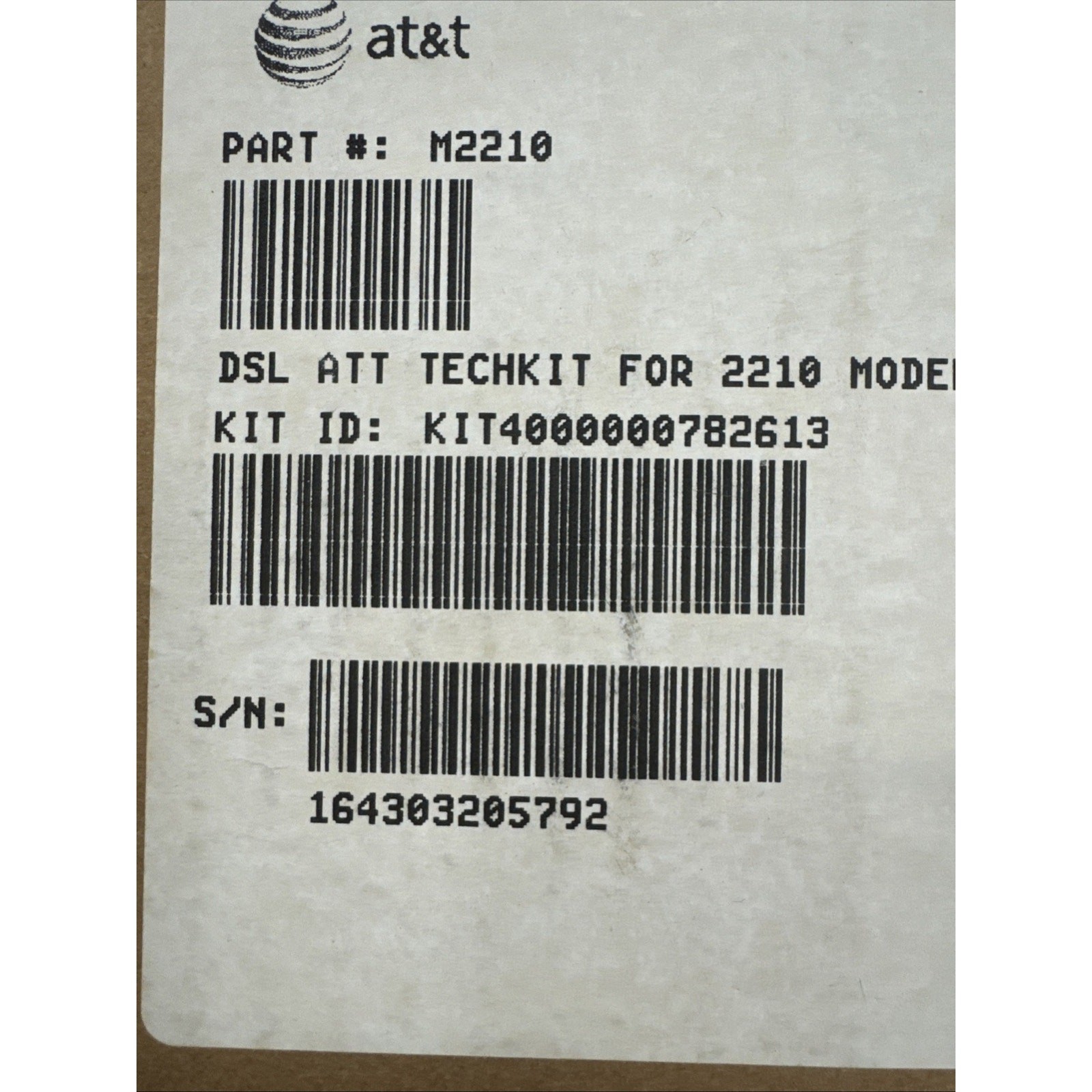 Motorola DSL Modem MSTATEA 2210 02 1022 AT&T High Speed ethernet Geof9