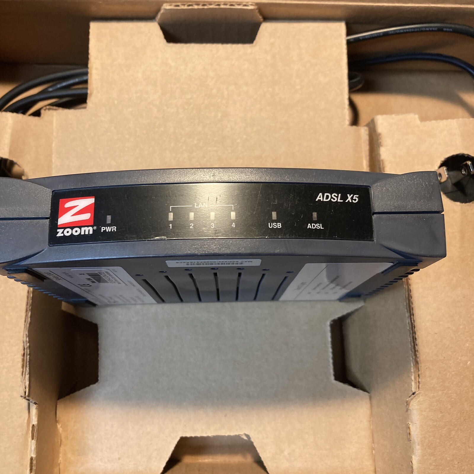 Zoom 5554 5554A Series 1049 ADSL X5 Modem Gateway Router Firewall 10/100