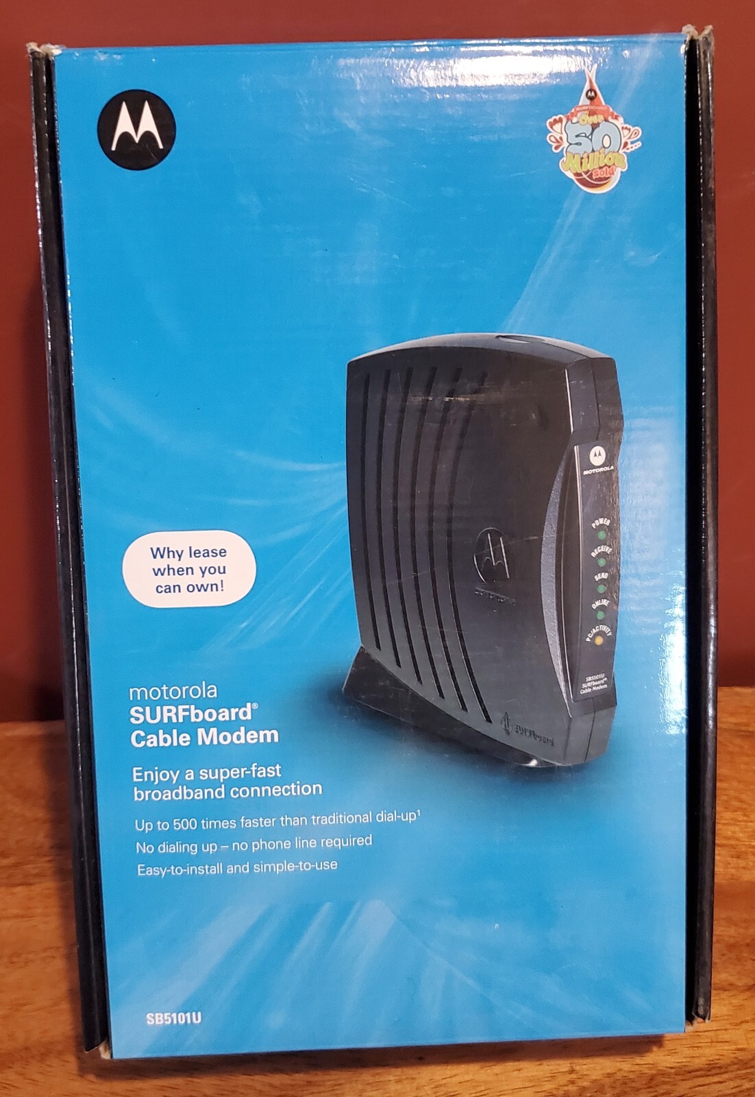 Motorola SURFboard Model SB5101U 38.91 Mbps