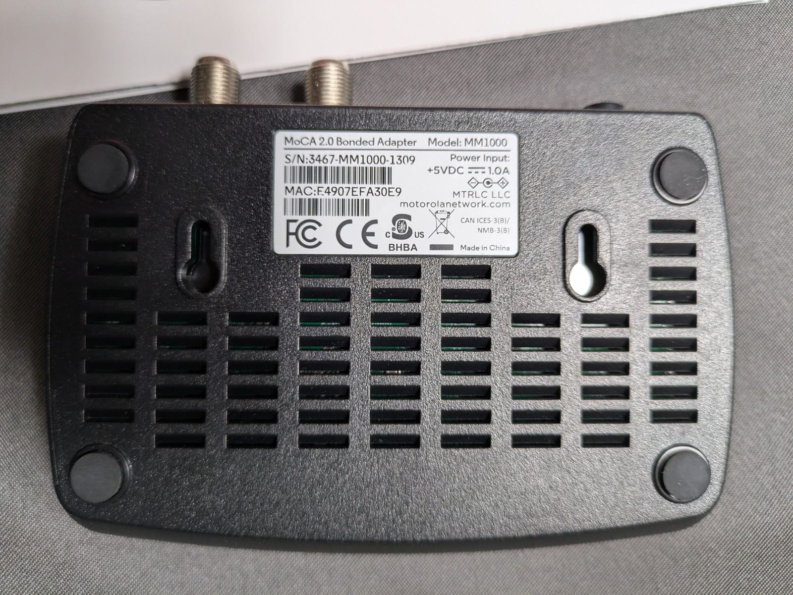 Motorola MM1000 Moca 2.0 Bonded Adapter