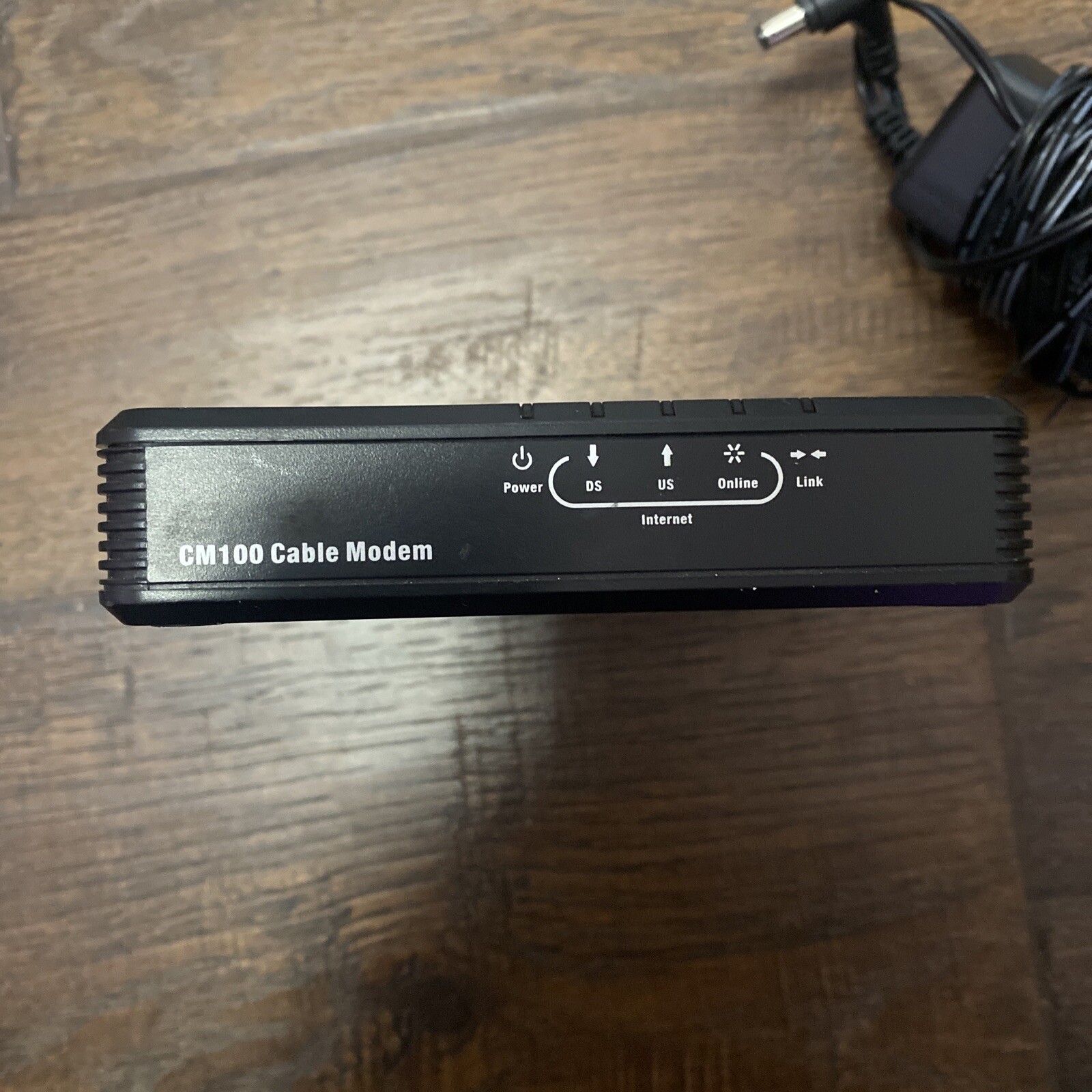 Linksys CM100 100 Mbps Cable Modem with USB, Coax and Ethernet Connections RG-6