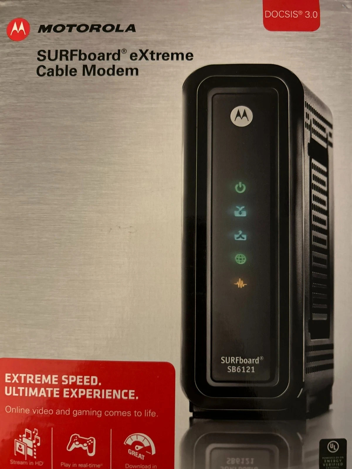 Motorola Surfboard eXtreme Cable Modem SB6121 DOCSIS 3.0 Open Box