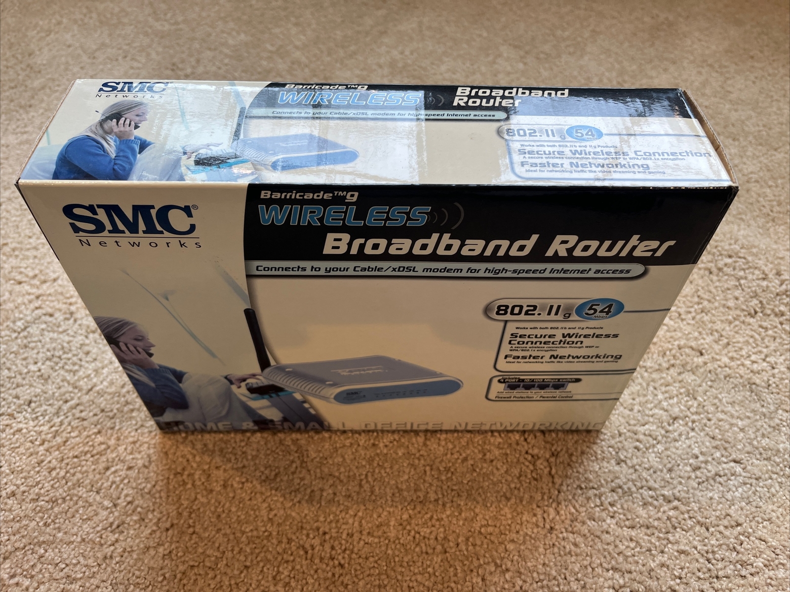 SMC Networks Barricade G 2.4GHz/54Mbps Wireless Cable/DSL Broadband Router