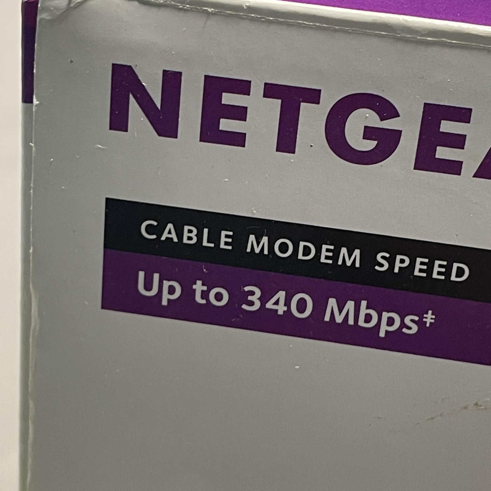 NETGEAR CM400 DOCSIS 3.0 High Speed Cable Modem 340Mbps Gigabit Xfinity Spectrum