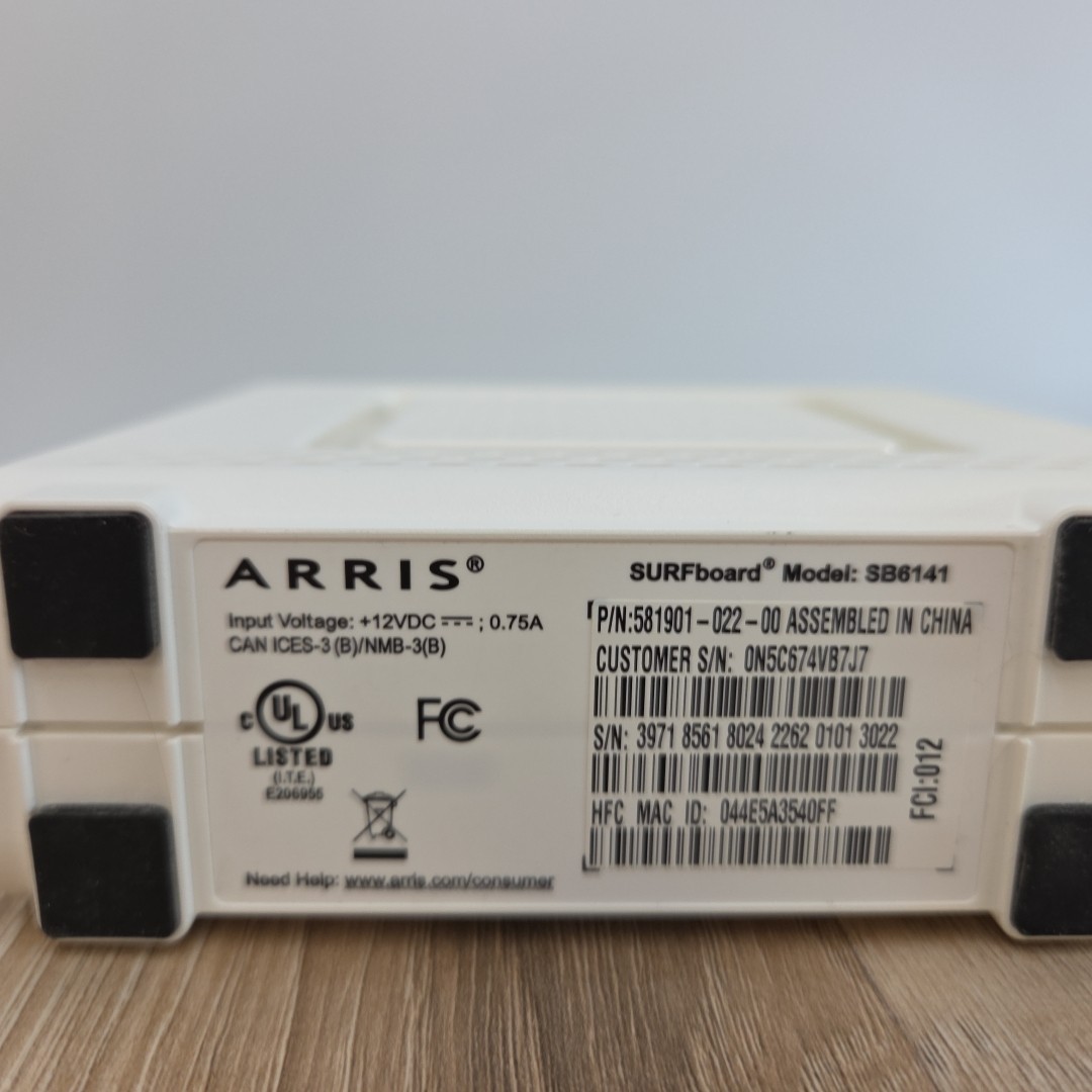 ARRIS SURFboard SB6141 Docsis 3.0 Cable Modem (B3)