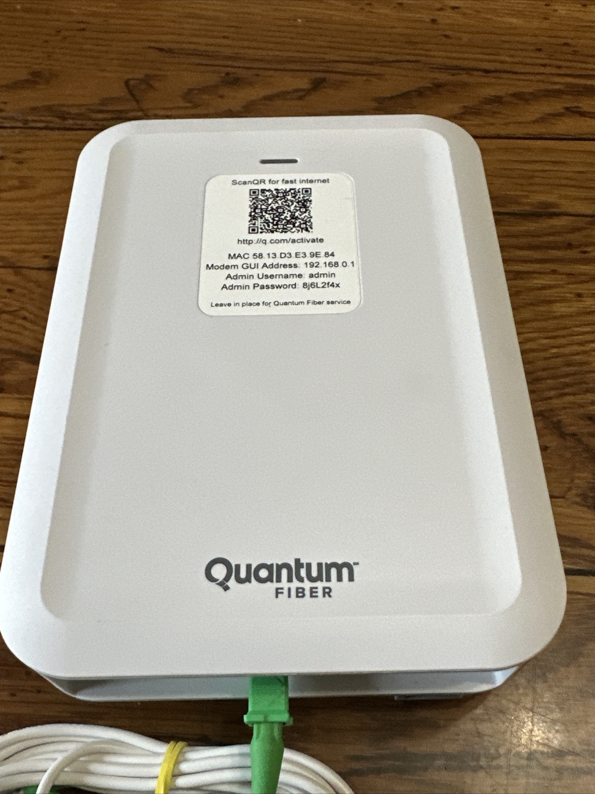 Quantum Fiber C5500XK High Performance Modem