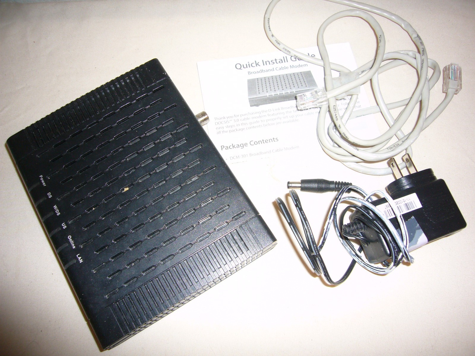 D-Link DOCSIS 3.0 348.16 Mbps Cable Modem