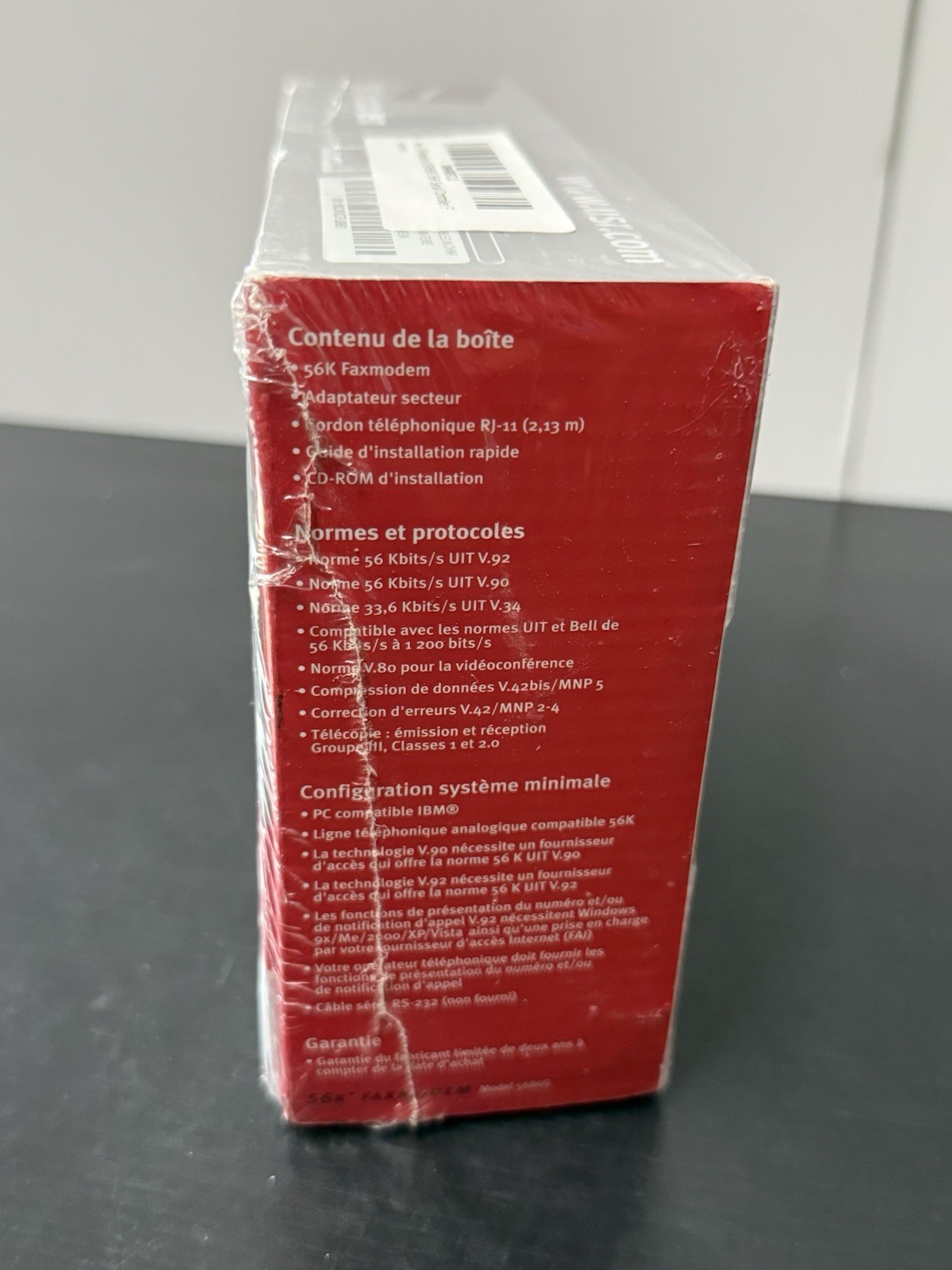 NEW SEALED USRobotics 56K Faxmodem V.92 External Modem Model 5686G Vintage