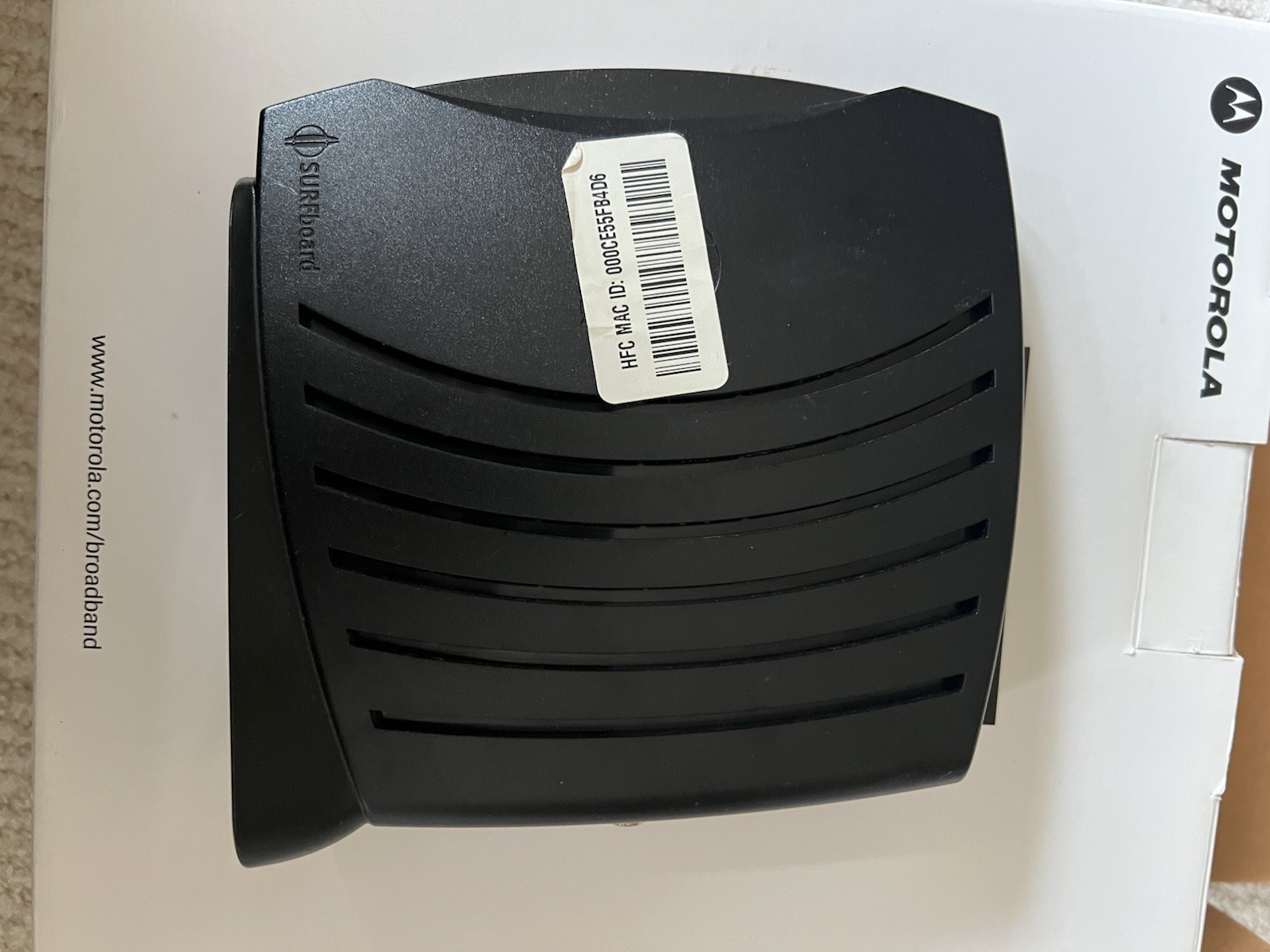 Motorola SURFboard SB5100 Cable-Modem.