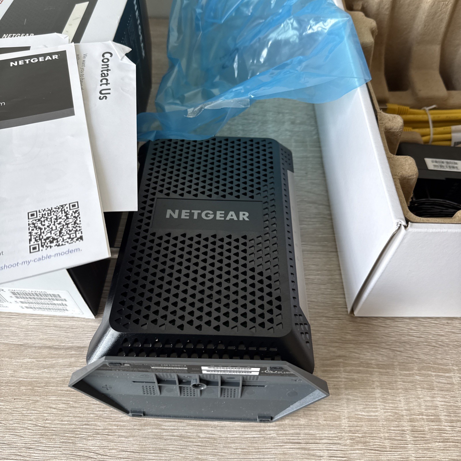 NETGEAR CM1000-100NAS DOCSIS 3.1 Gigabit Cable Modem Max speeds of 1.0 Gbps