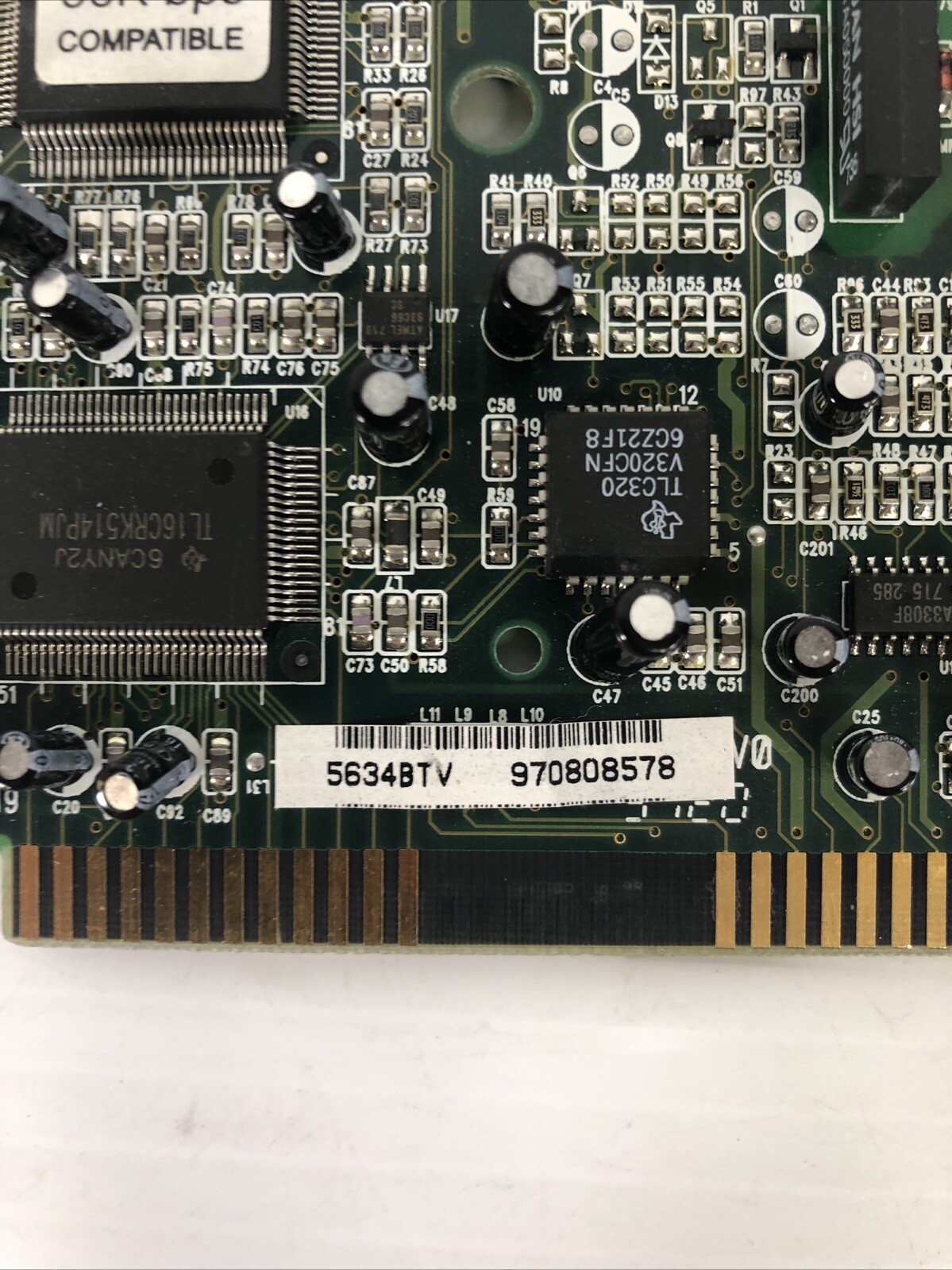 Texas Instruments ISA Modem Card 5634BTV